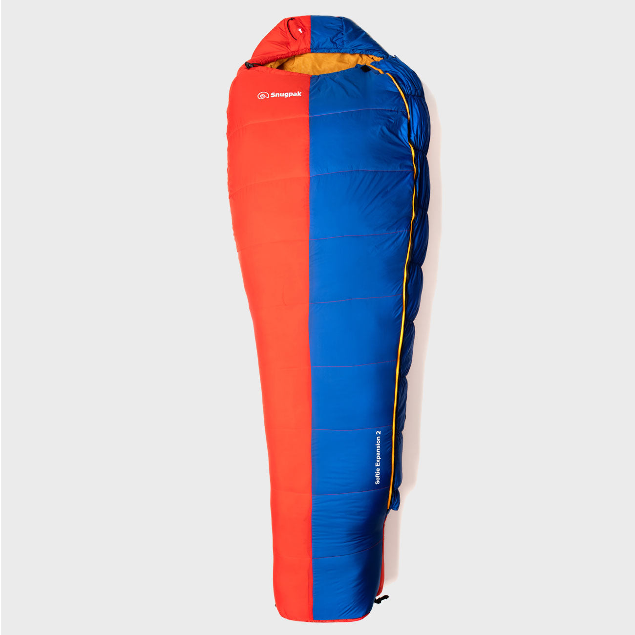 Snugpak Softie Expansion 2 mit geöffnetem EEP-Seitenpanel