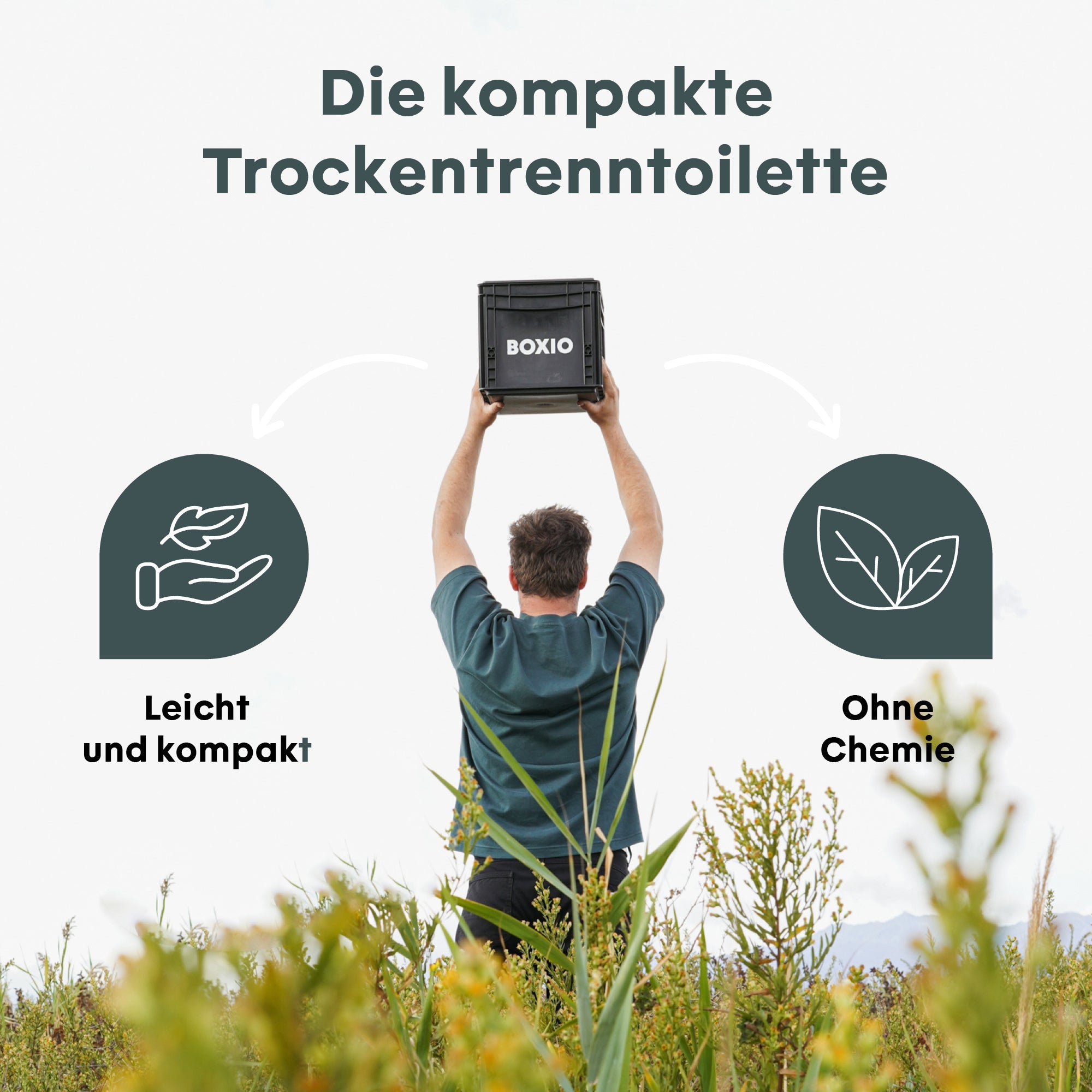 BOXIO TOILET | Trenntoilette im Euroboxformat – Produktansicht 5