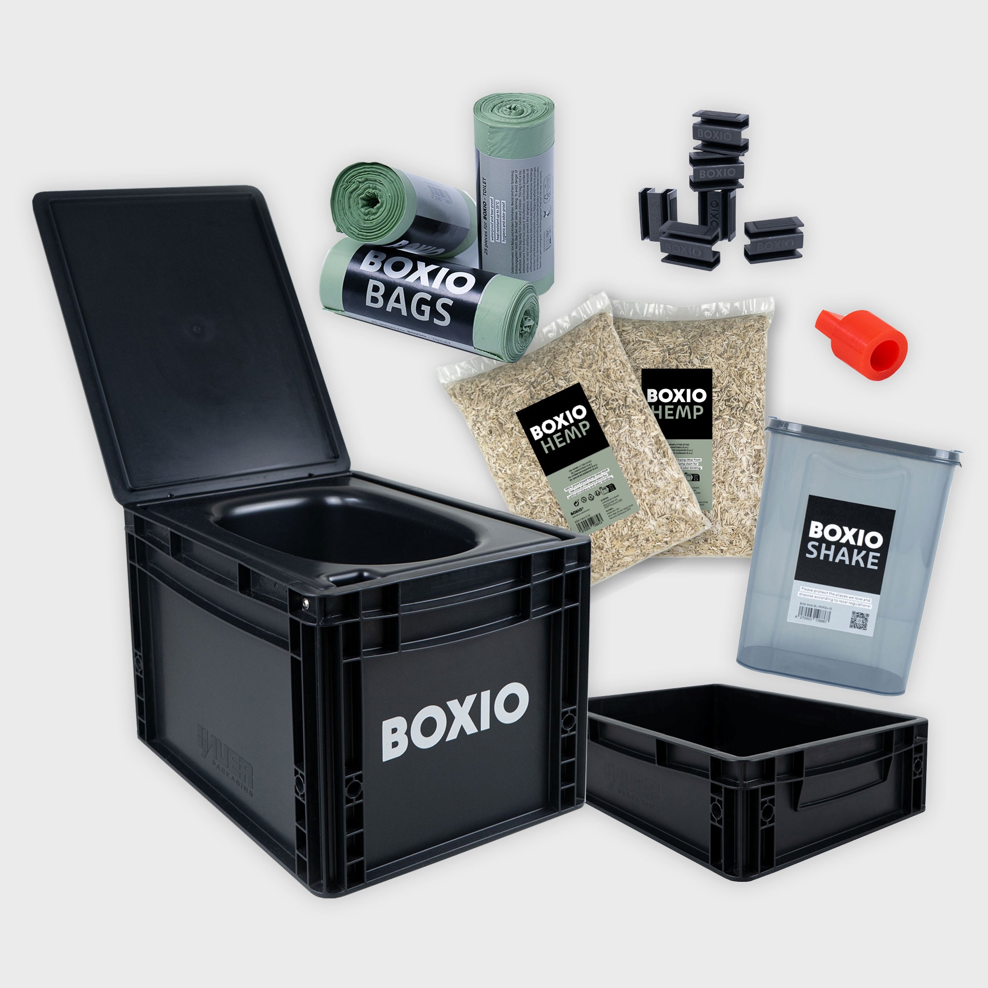 BOXIO TOILET MAX+ | Trenntoilette Komplettset – Produktansicht 1