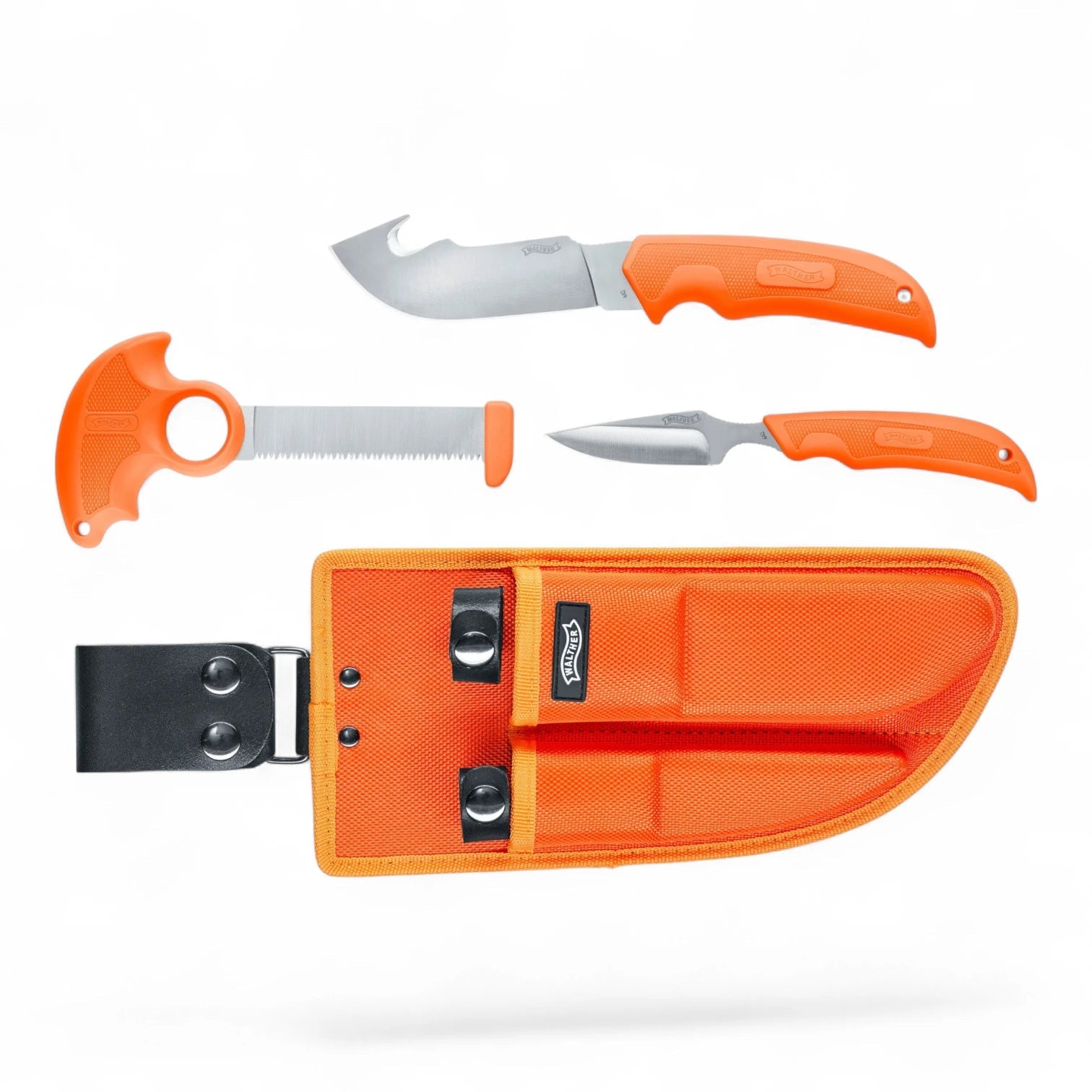 WaltherWalther Hunter Messerset – Jagdset mit Skinner & Säge - Black Raptor