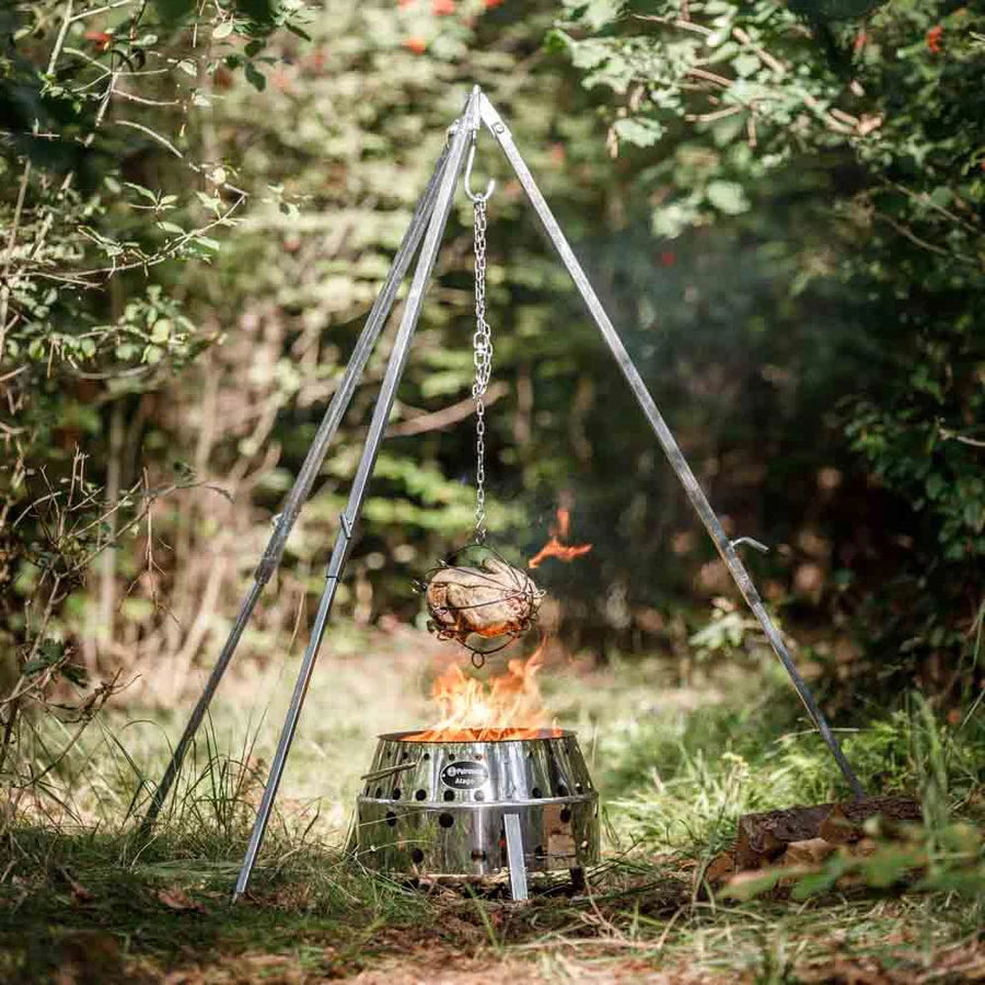 PetromaxPetromax Geflügel - Grillkorb mit Kette und Haken - Black Raptor