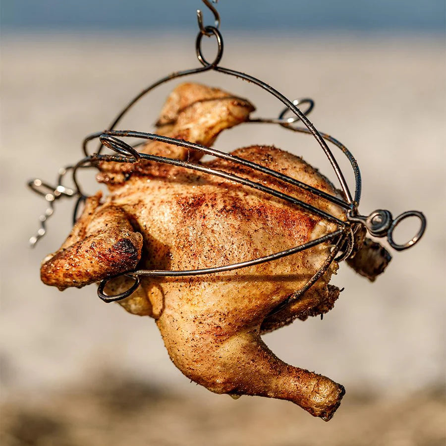 PetromaxPetromax Geflügel - Grillkorb mit Kette und Haken - Black Raptor