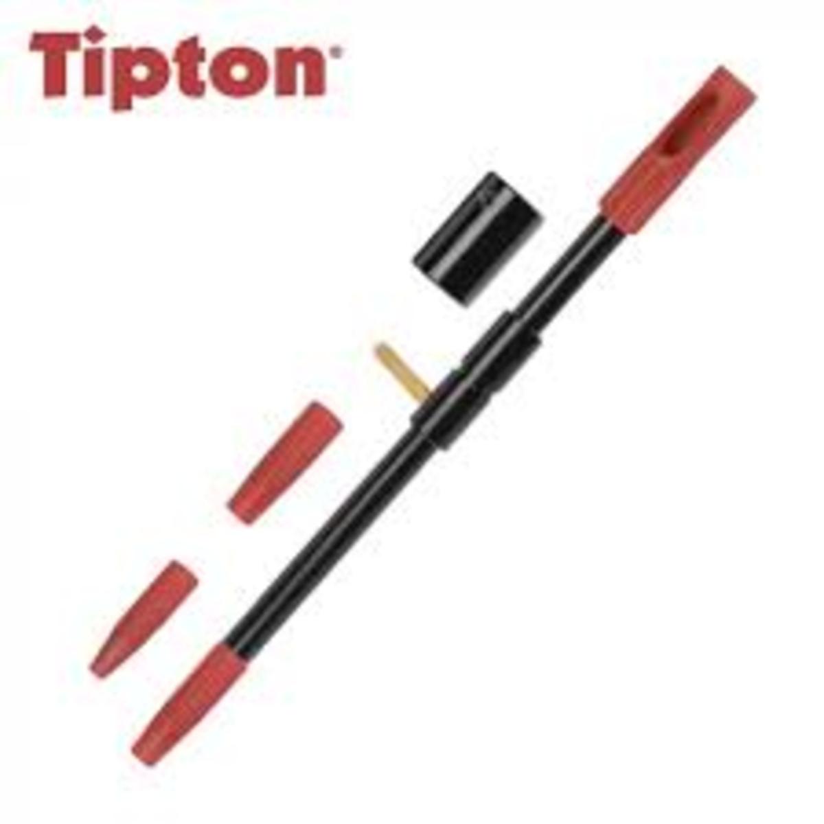 TIPTON Universal Bore Guide 777888 mit schwarzer Führung, rotem Lösemittelport und drei roten Mündungsführungen