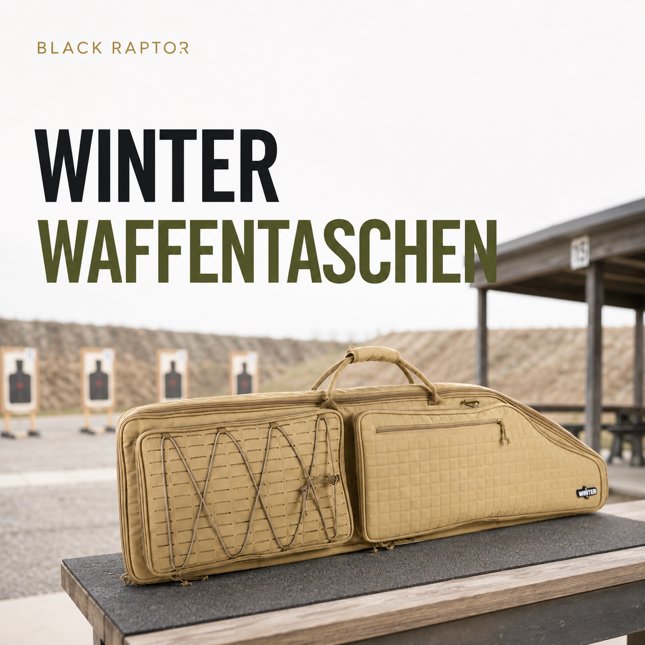 Waffentaschen sauber organisiert