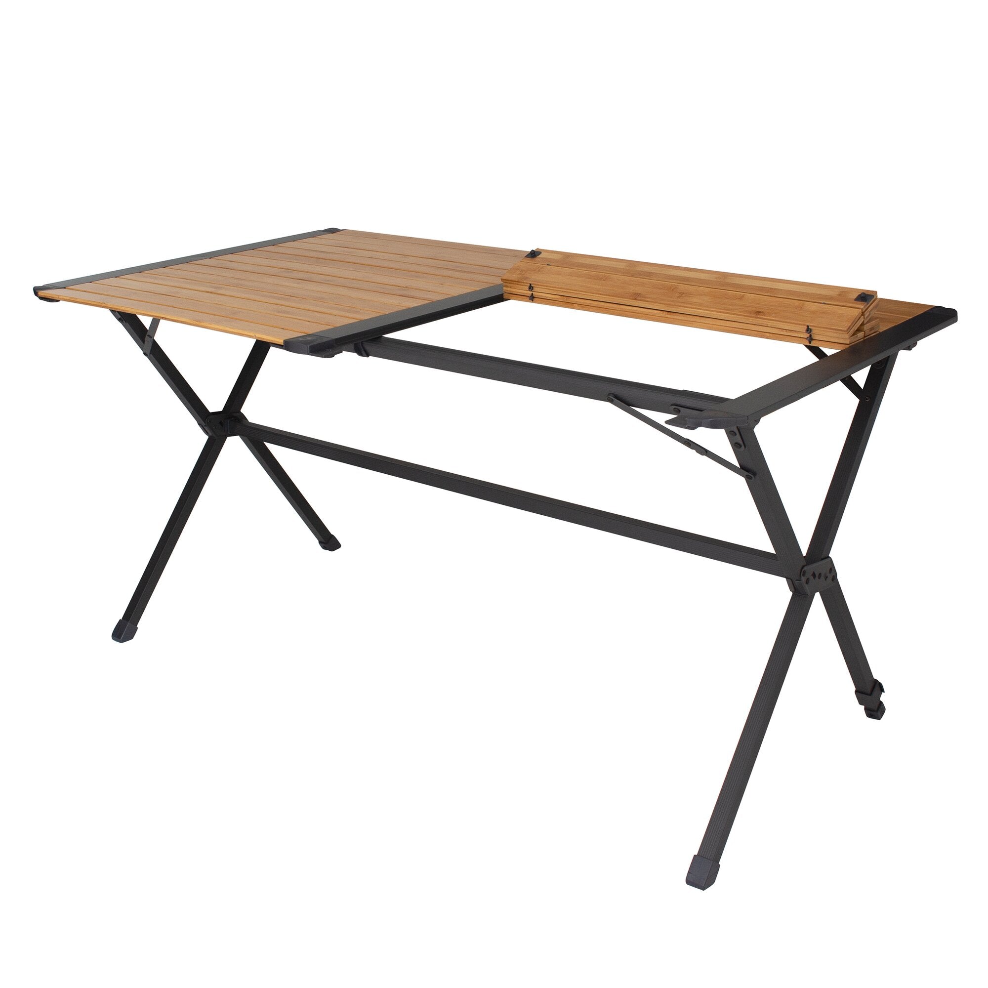 Bambus Rolltisch Chambery, 80 cm
