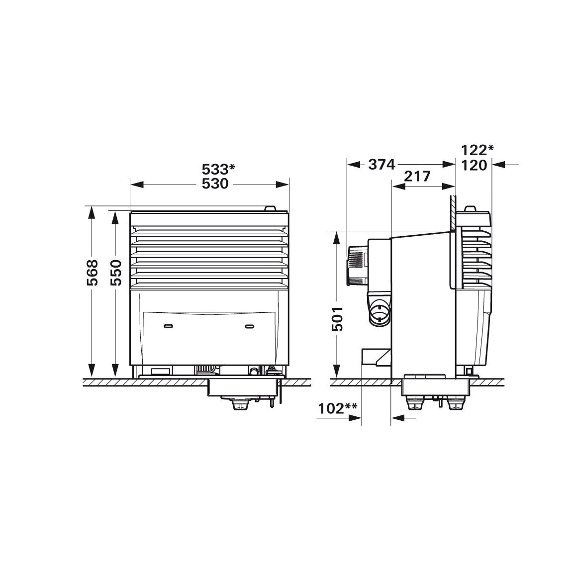 Heizung Truma S 5004, 1 Gebläse