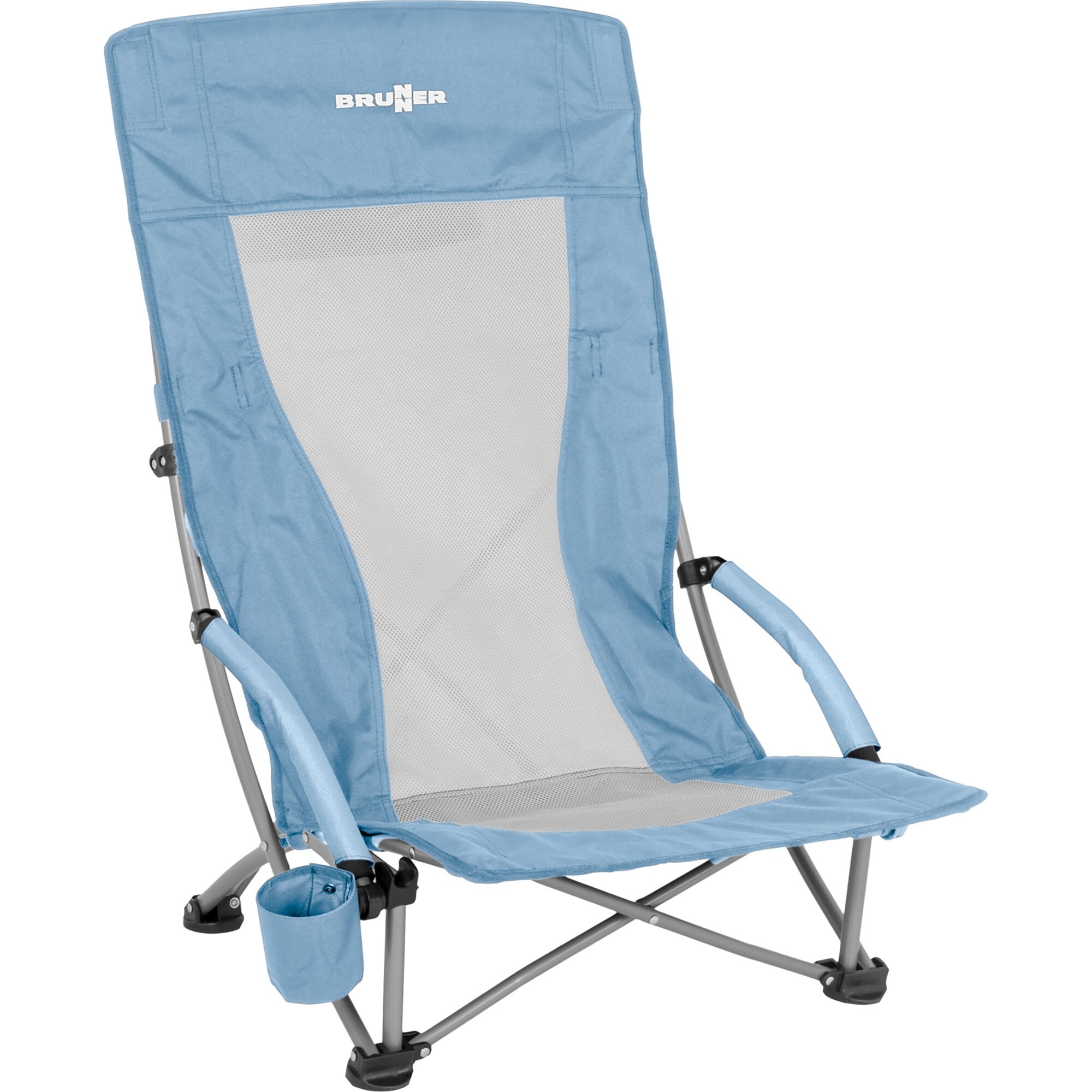 Strandstuhl Cuba Highback, schwarz