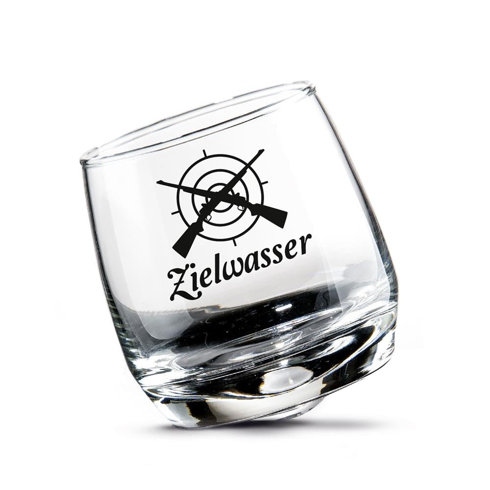 AKAH Wackelglas Zielwasser im 2er-Set mit Geschenkbox