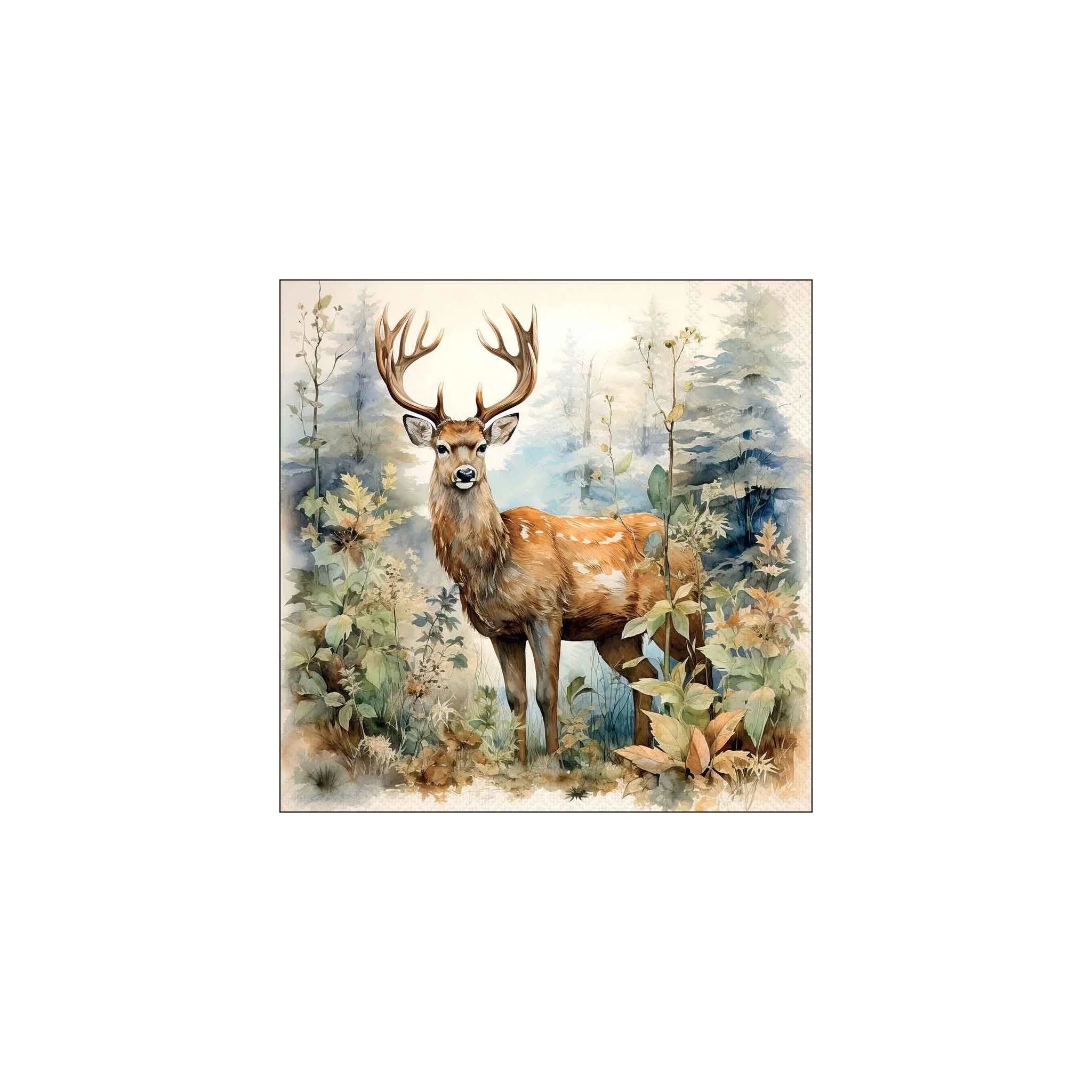 Ambiente Deer in the Woods Serviette Hirschmotiv – 20 Stück von Ambiente – Frankonia Artikel 78442000