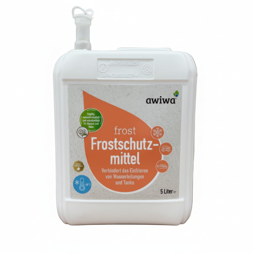 awiwa frost 5 l Frostschutzmittel 10383 – offizieller 5-Liter-Kanister mit Dosierschlauch
