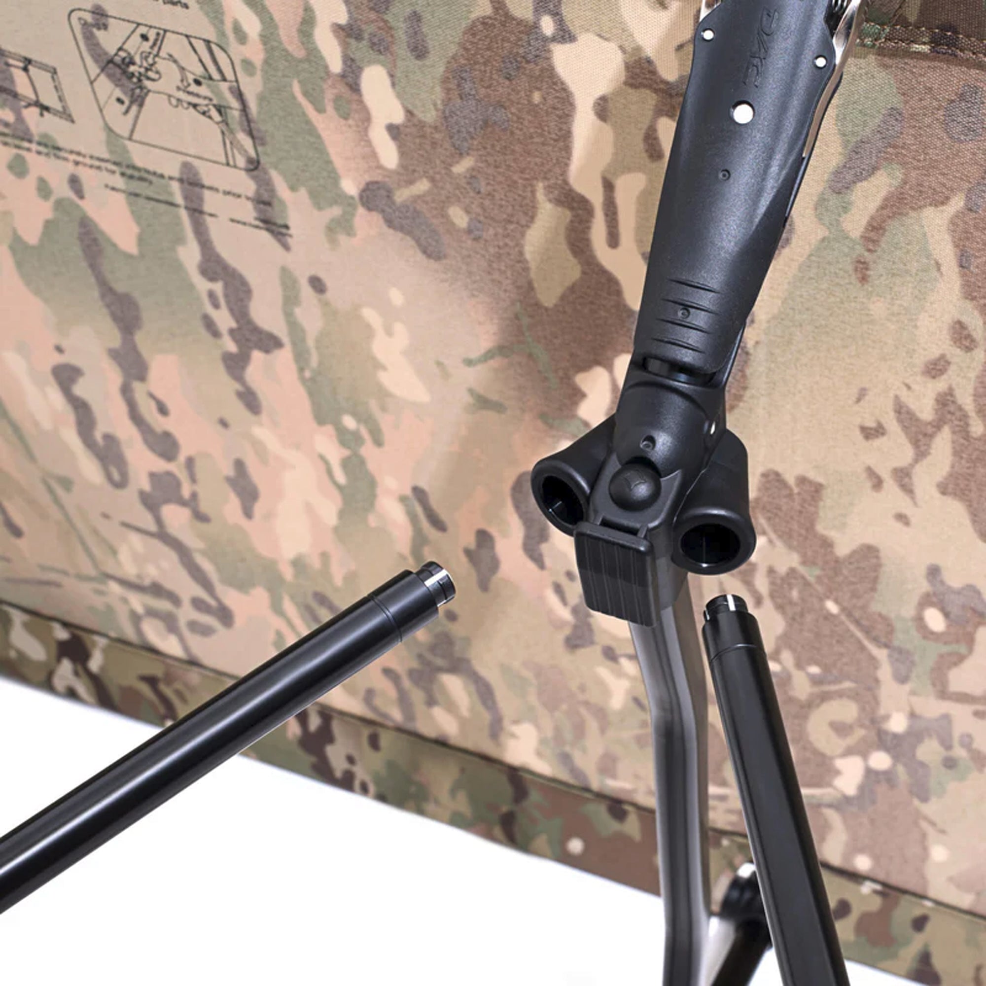 Helinox Tactical Cot Convertible Multicam – robustes Feldbett – Produktansicht 4