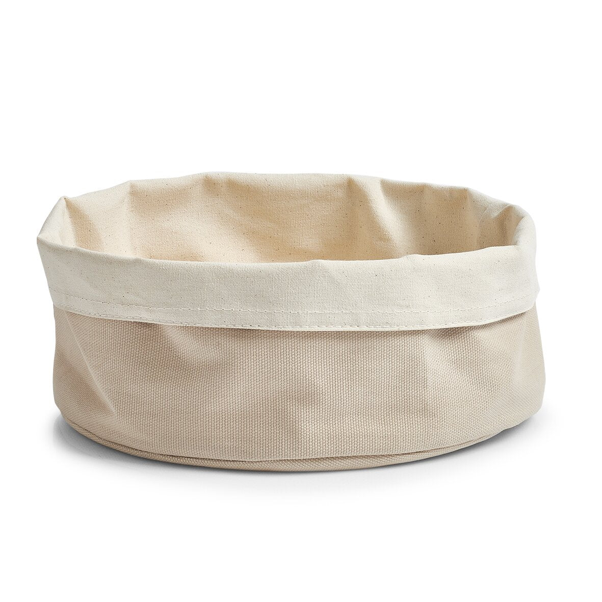 Brotbeutel rund, 25 cm beige