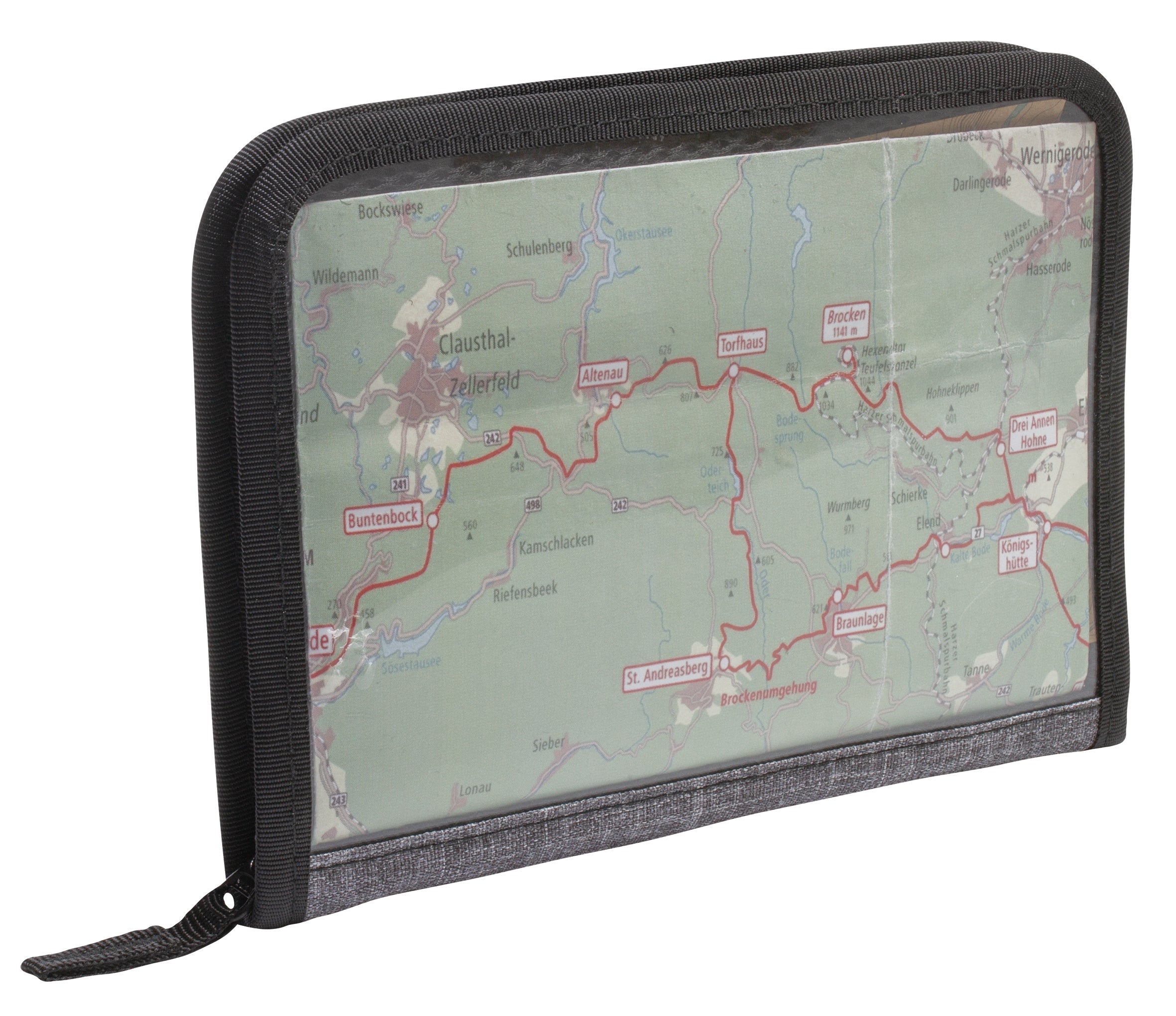 Battle Board Scout Notebook Small Grau – geschlossenes Kartenfach mit abriebfester Polycarbonat-Displayhülle