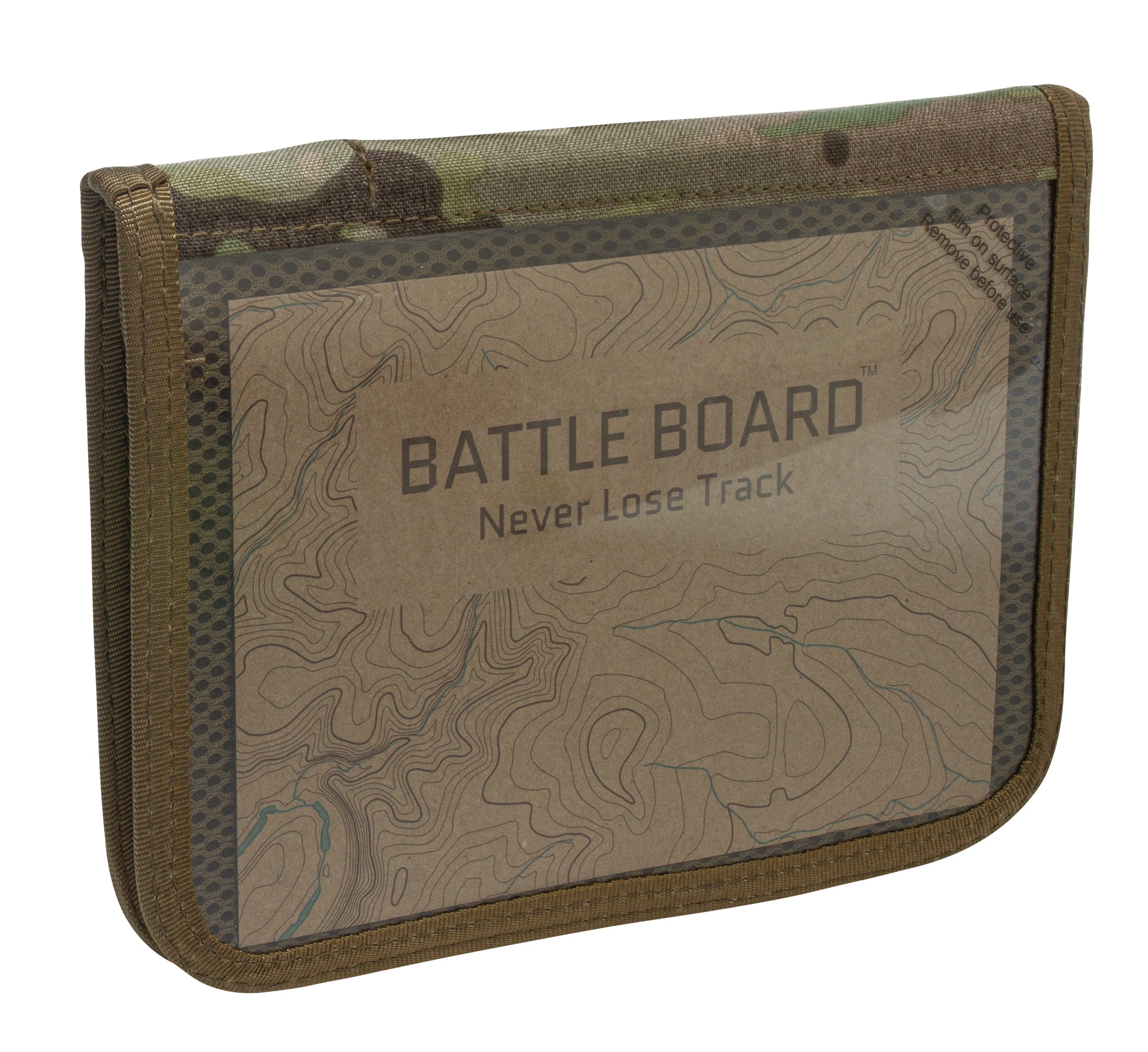 Battle Board Scout Notebook Small Multicam – Innenaufteilung mit Stifthaltern und DIN-A6-Fach