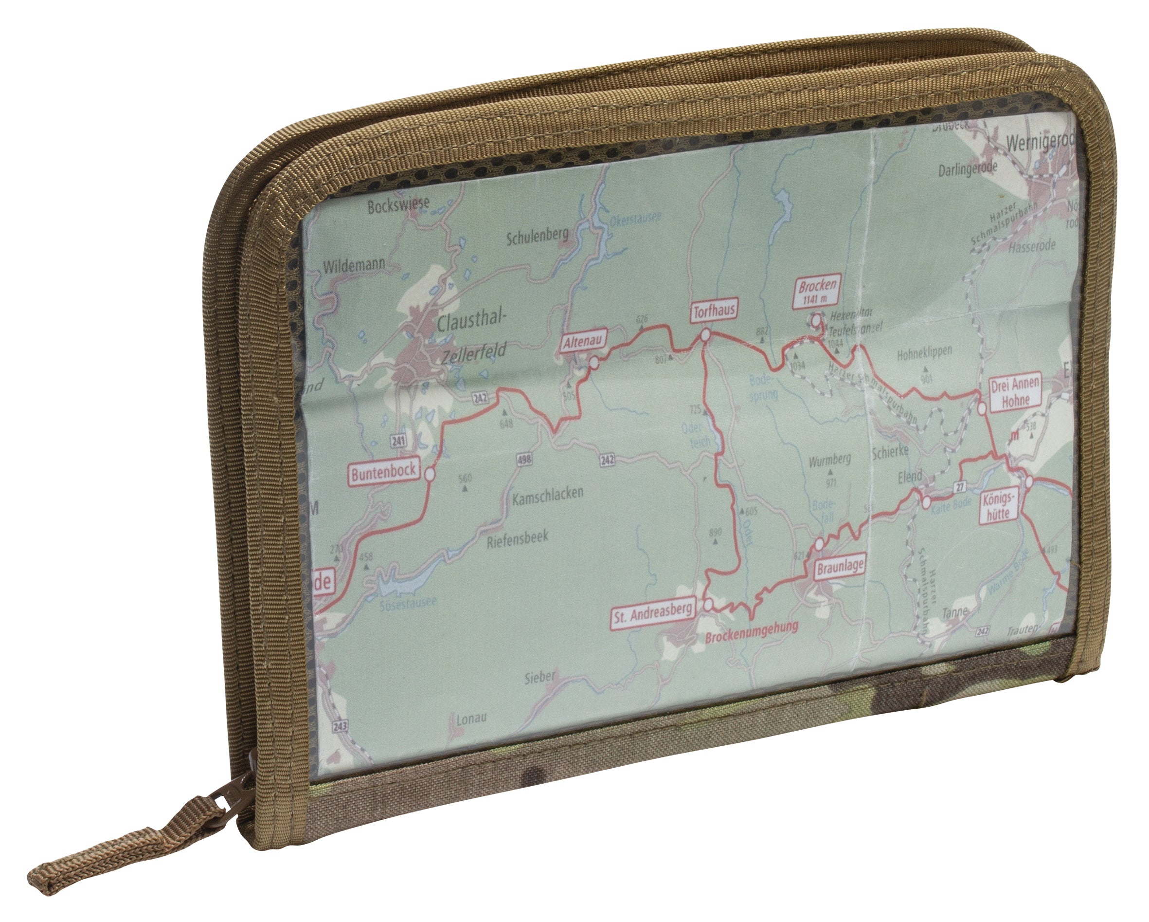 Battle Board Scout Notebook Small Multicam – Rückseite und robuste Multicam-Ausführung