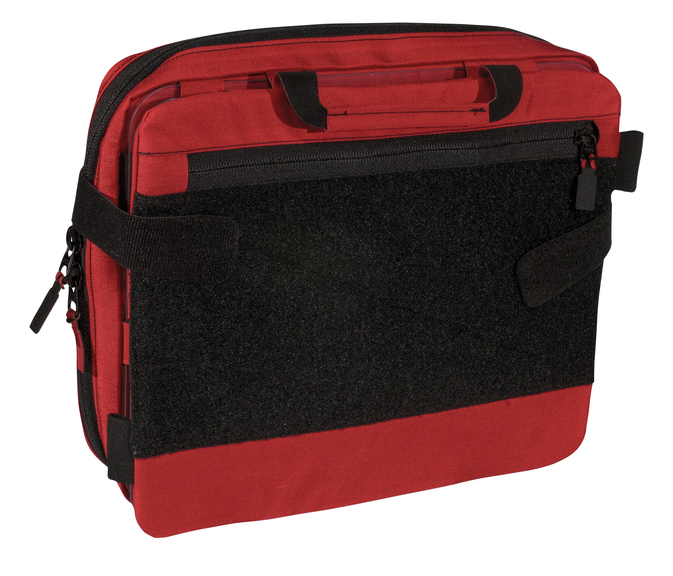 Battle Board Swift 4.0 Fire Medium – Rückseite mit Klettfläche, Reißverschlussfach und Griff