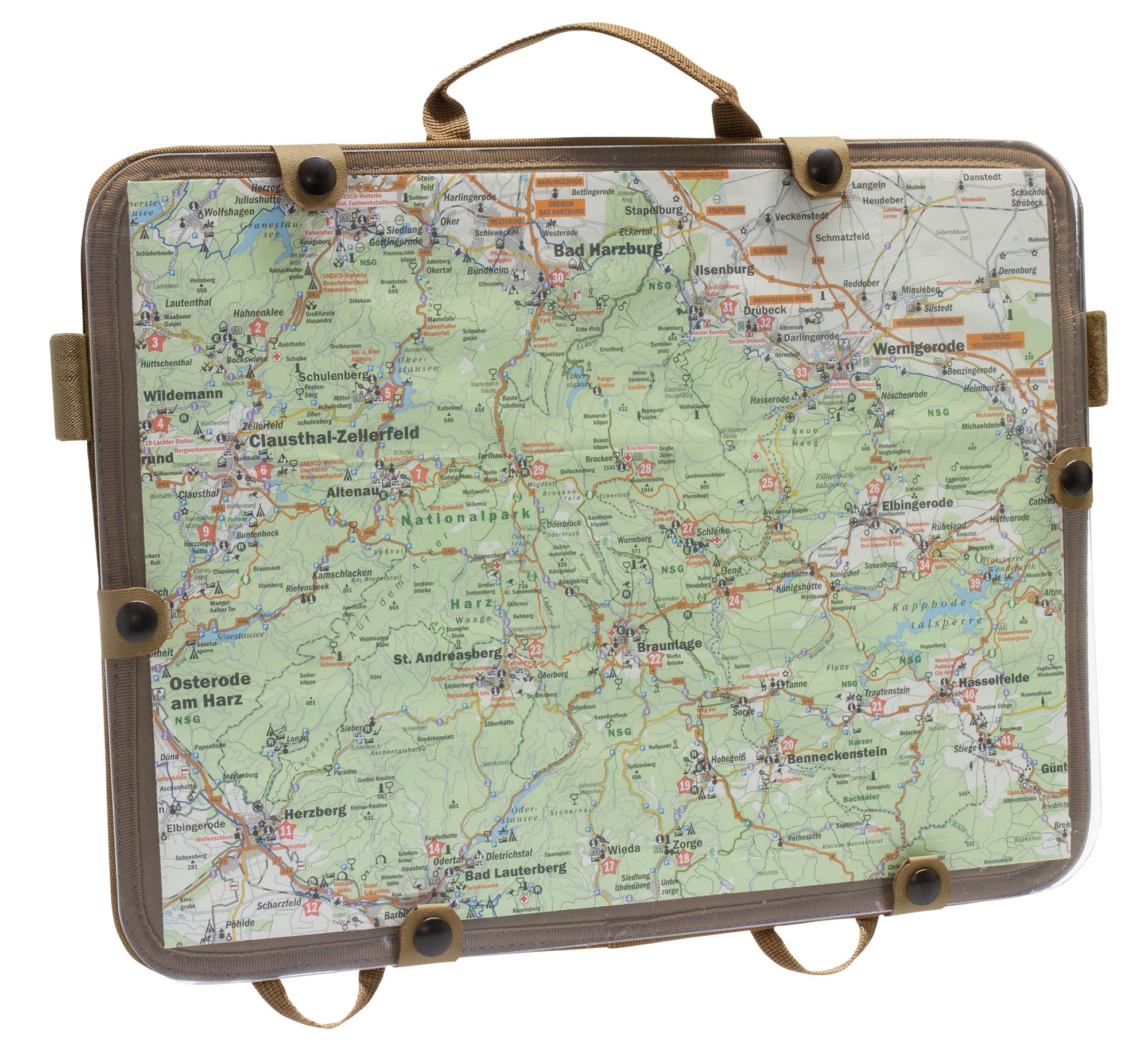 Battle Board Swift 4.0 Large Coyote Vorder- und Rückansicht