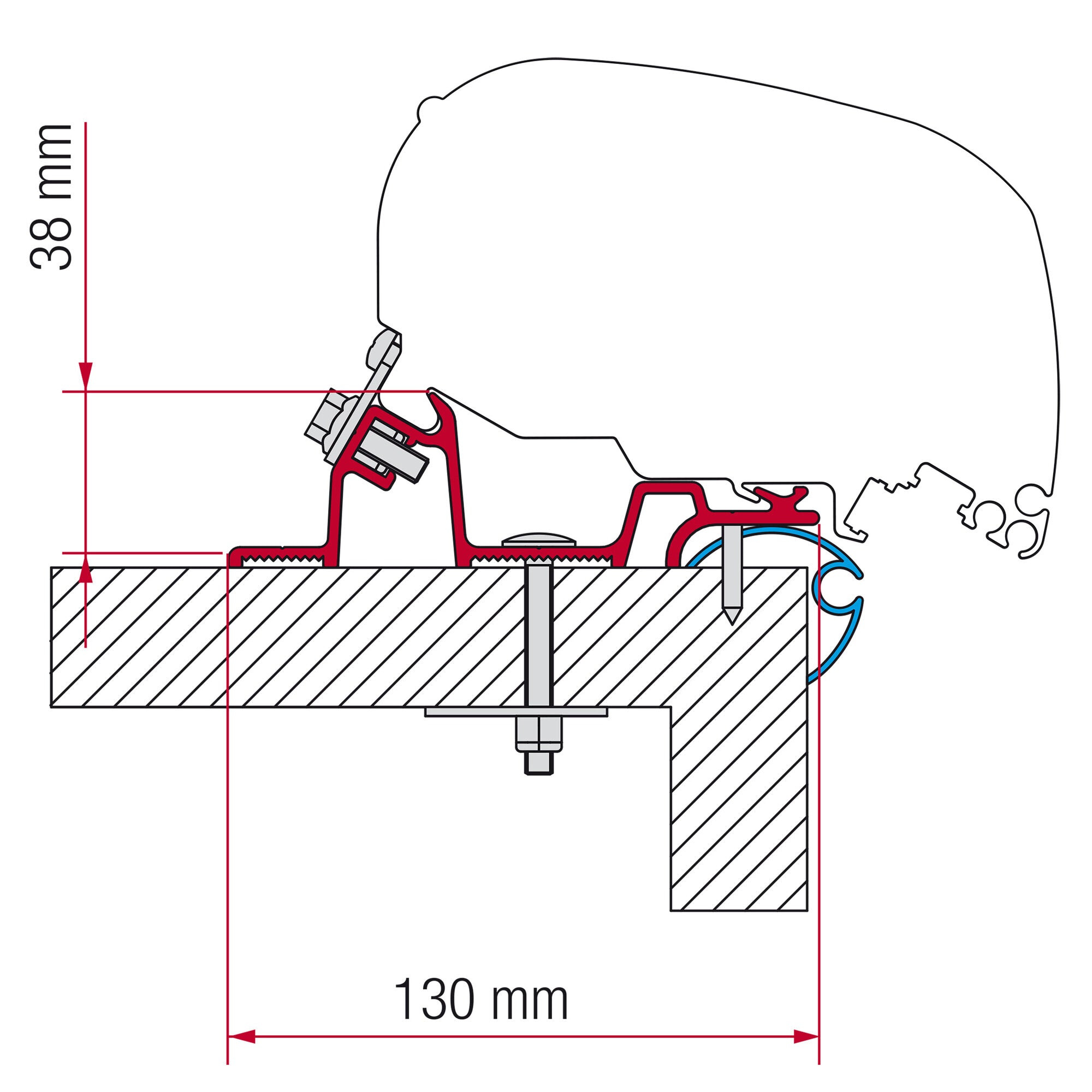 Markisenadapter Kit Caravan Standard