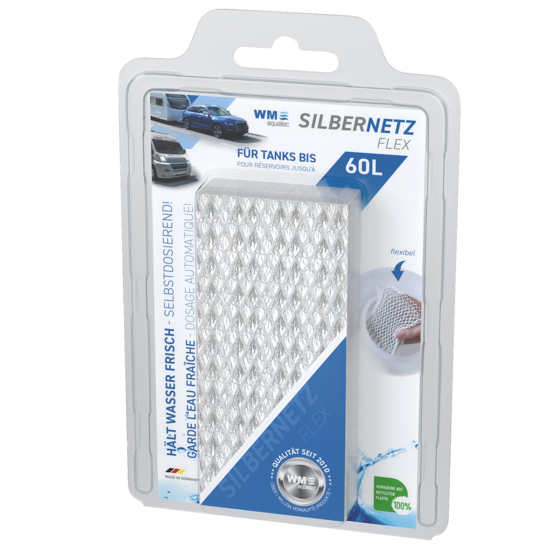 Silbernetz flex Wasserkonservierung für 100 l Tank