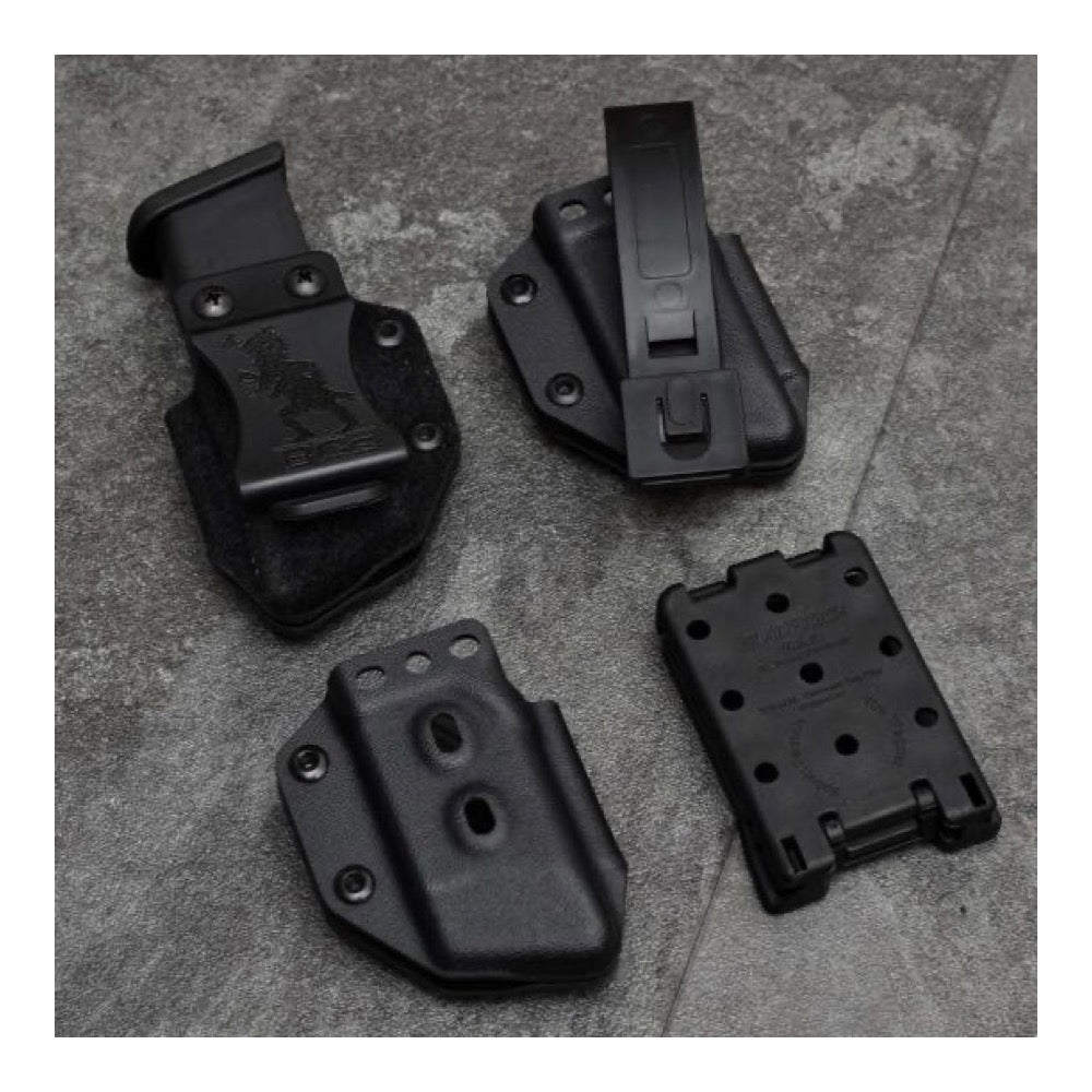 BGs Pistol Mag Carrier Familie – Befestigungsreferenz für IWB und OWB