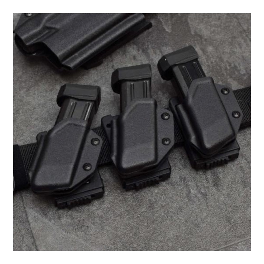 BGs Pistol Mag Carrier Familie in Schwarz – Anwendungsreferenz