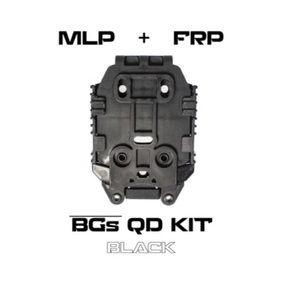 BGs QD Adapter Kit in Schwarz mit MLP und FRP