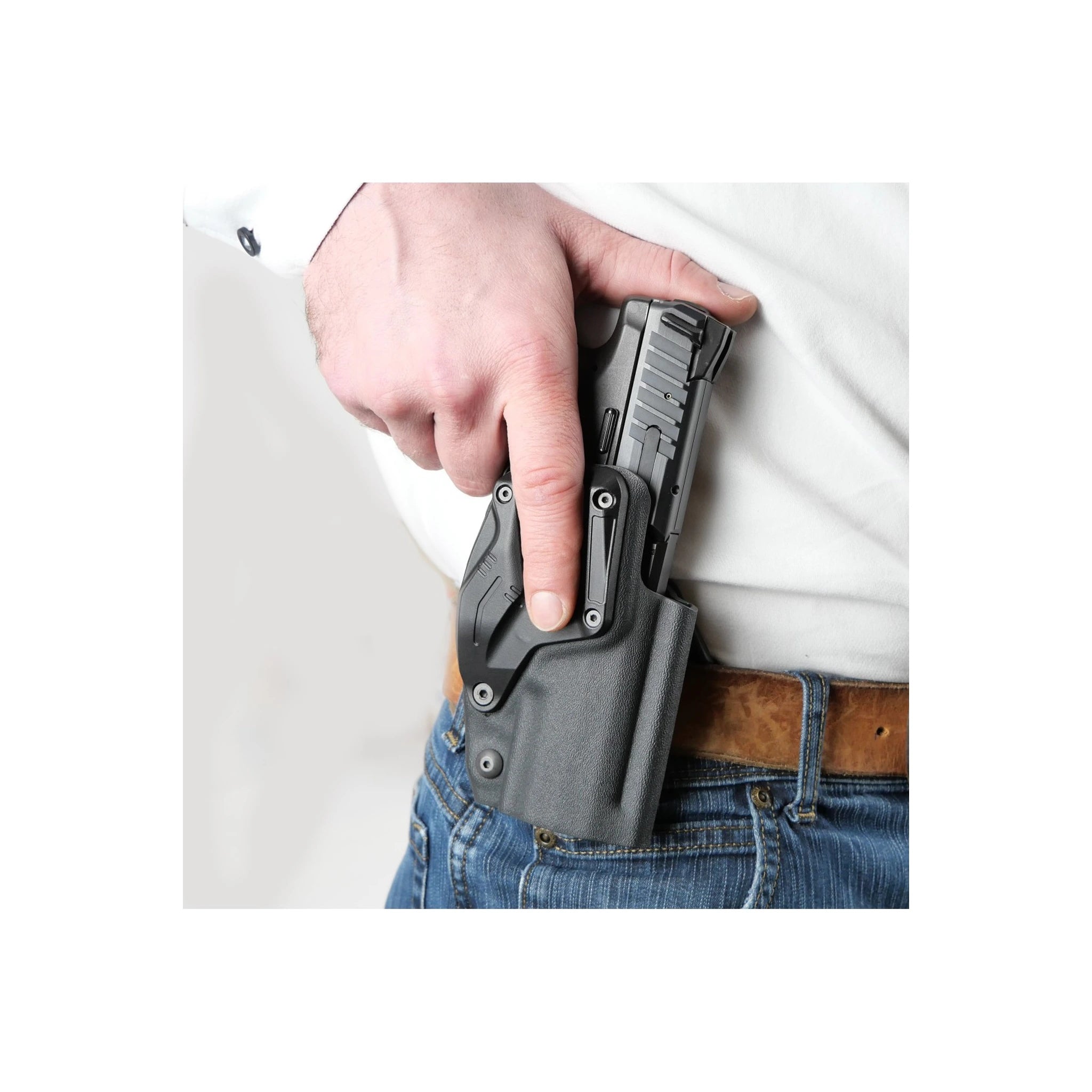 Bianchi BIANCHI® 1008 Paddleholster kompakt, Kunststoff, bis 45 mm Gürtelbreite - Ansicht 6