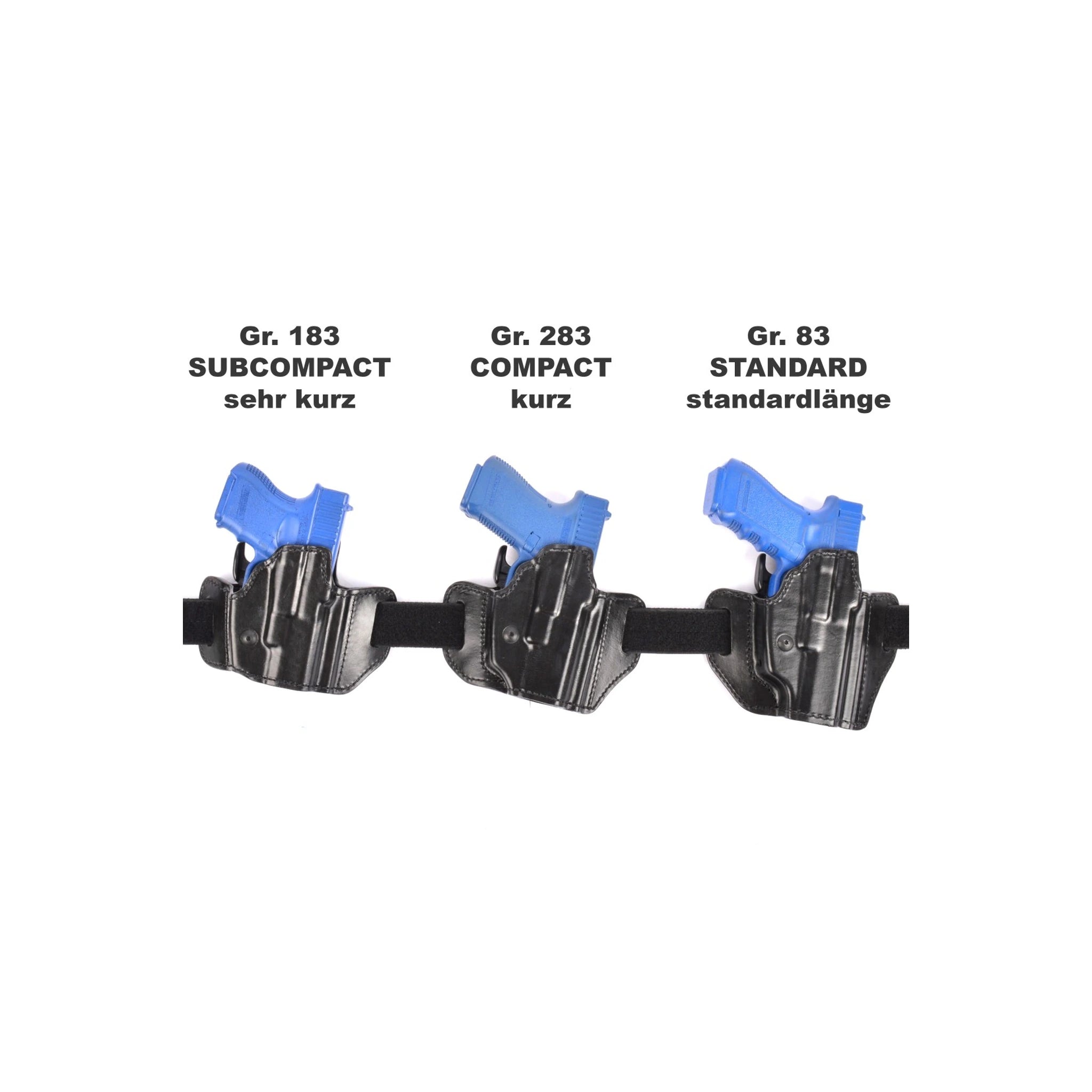 Bianchi BIANCHI® 126GLS Gürtelholster (verdeckte Trageweise), Leder (38 mm BL) - Ansicht 4