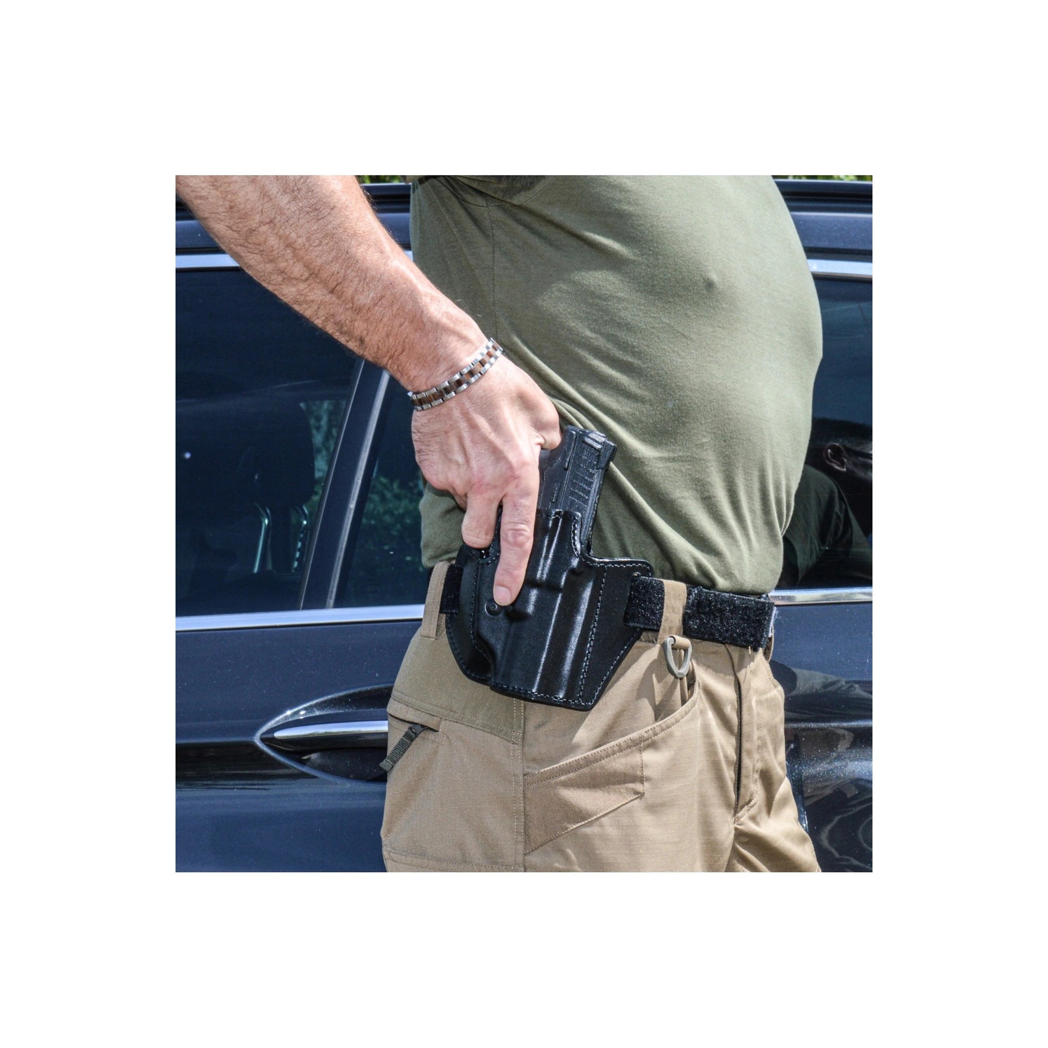 Bianchi BIANCHI® 126GLS Gürtelholster (verdeckte Trageweise), Leder (38 mm BL) - Ansicht 10