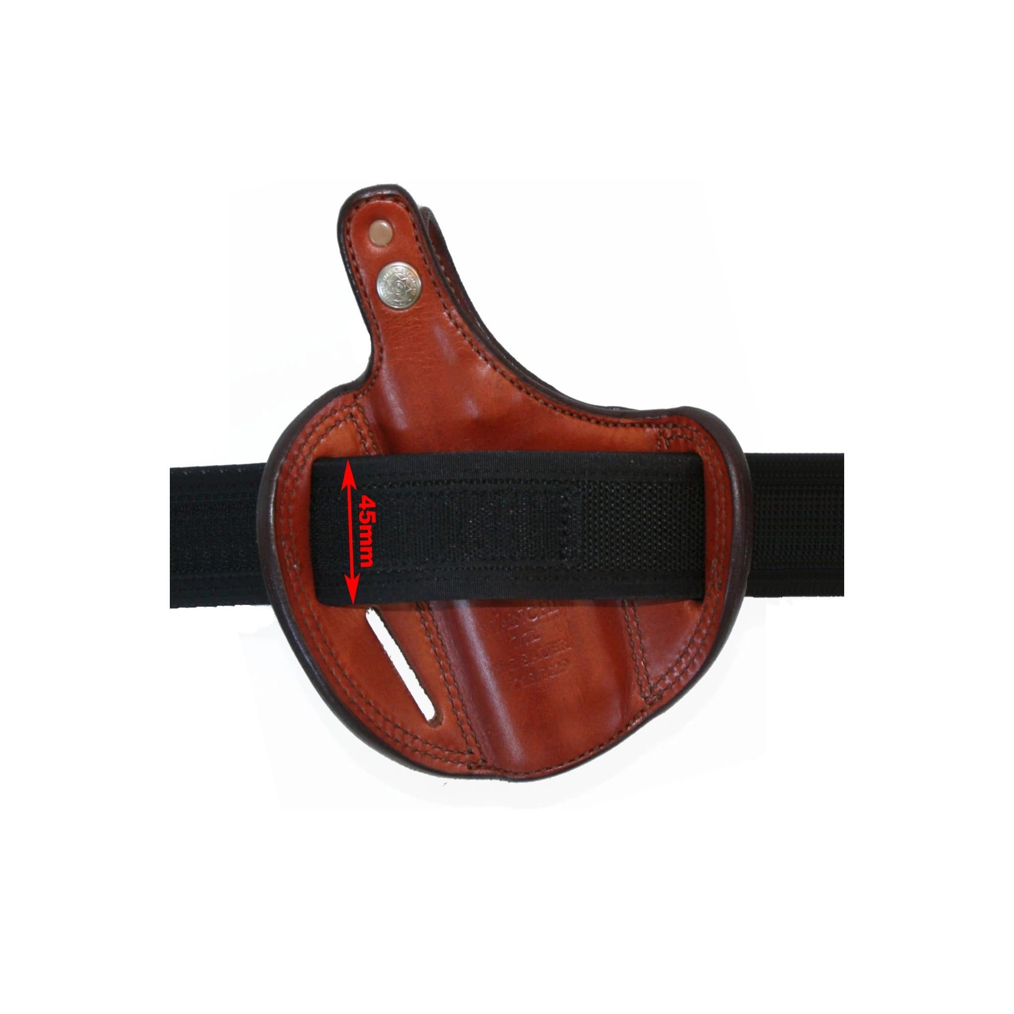 Bianchi BIANCHI® 7 Pancake-Gürtelholster für Pistolen oder Revolver, Leder, 45 mm BL - Ansicht 2
