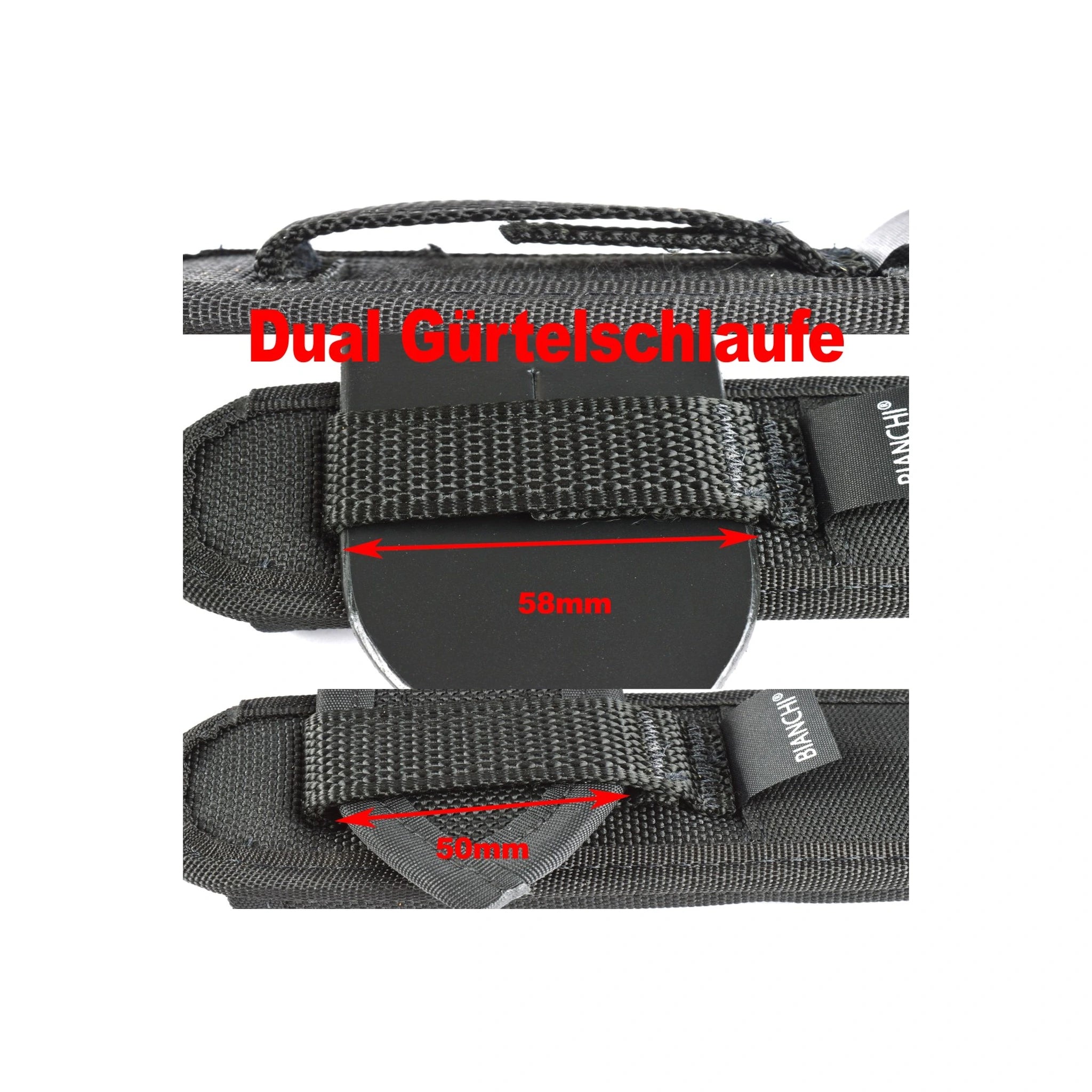 Bianchi BIANCHI® 8001N geschl. Handfesselholster Gr.XL, Dual-Gürtelschlaufe PatrolTek - Ansicht 4