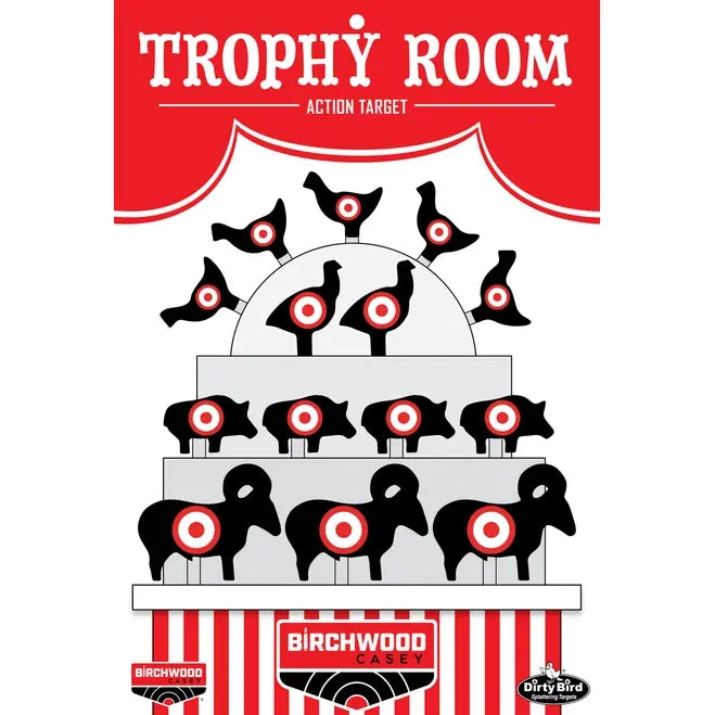 Birchwood Casey Dirty Bird Trophy Room Zielscheibe BC-35775 im 12 × 18 Zoll Format