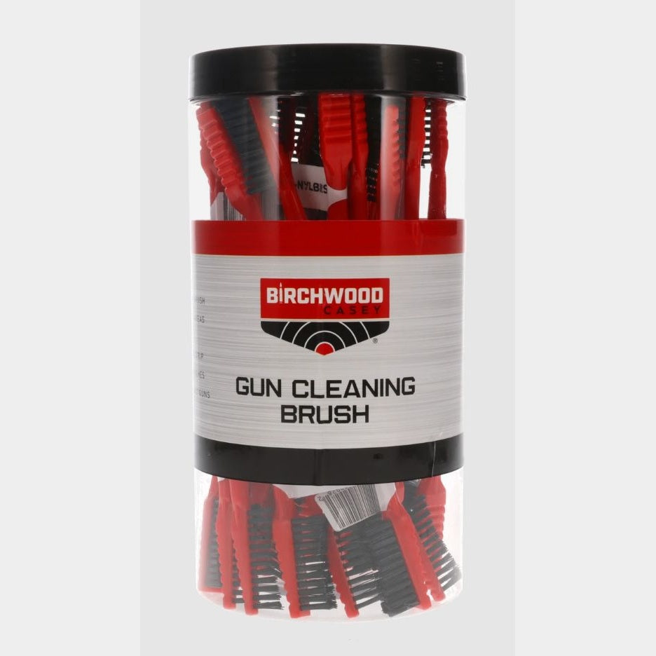 Birchwood Casey doppelendige Nylon-Reinigungsbürsten BC-NYLBRSH-25PK im 25er-Aufbewahrungsbehälter