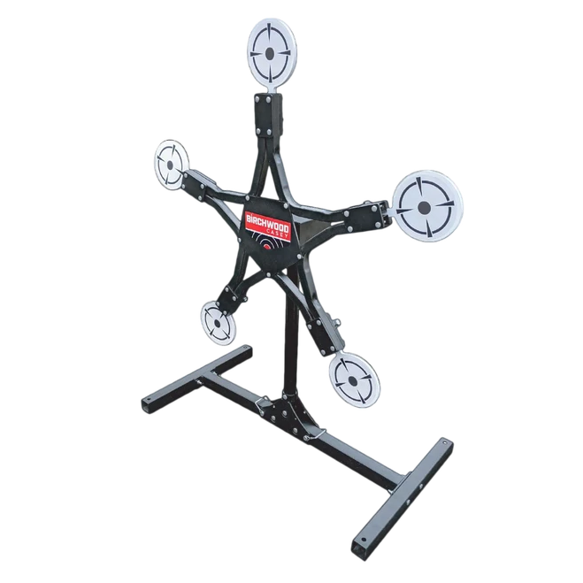 Birchwood Casey Texas Star Stahlziel BC-TXSPT mit fünf 6-Zoll-Zielplatten