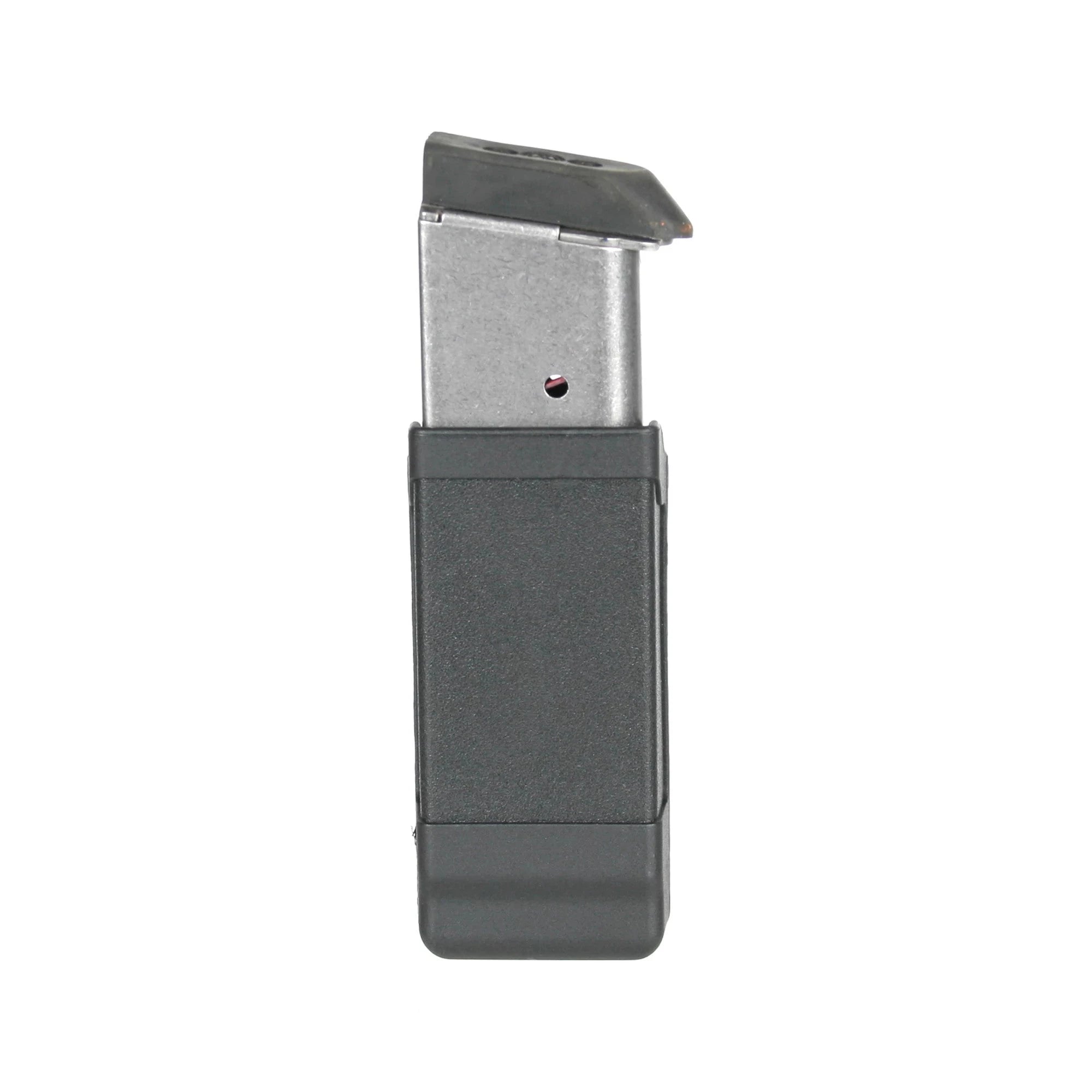 Blackhawk Einzel-Magazinhalter Single Stack in Schwarz mit Beispielmagazin, Herstelleransicht