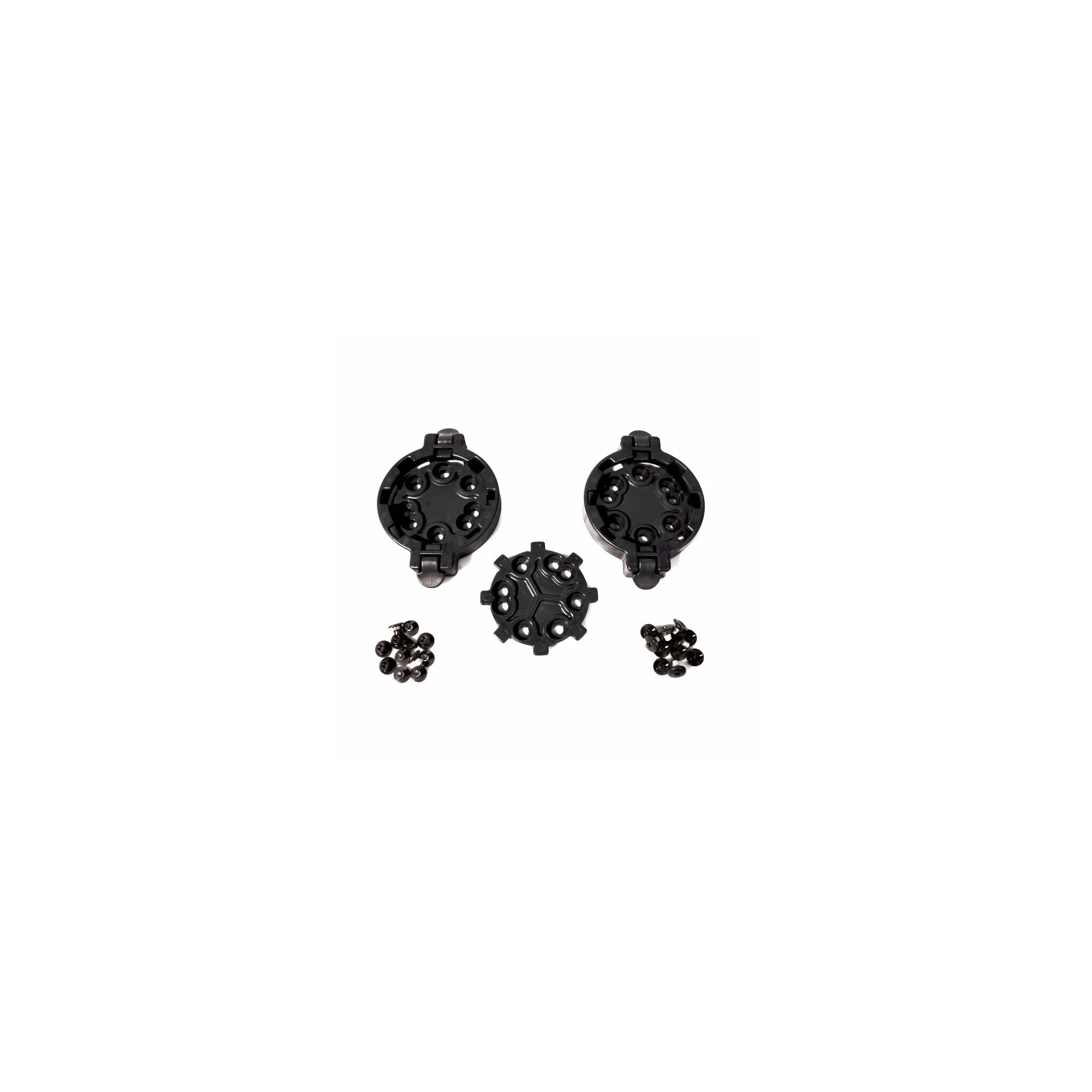 Blackhawk Quick Disconnect System Kit 78679BK in Schwarz – zwei Female- und ein Male-Adapter