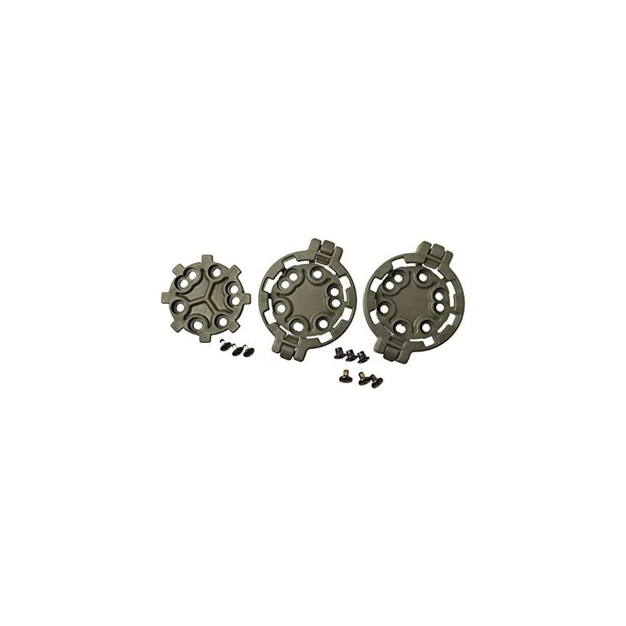 Blackhawk Quick Disconnect System Kit 78679OD in Olive Drab – zwei Female- und ein Male-Adapter
