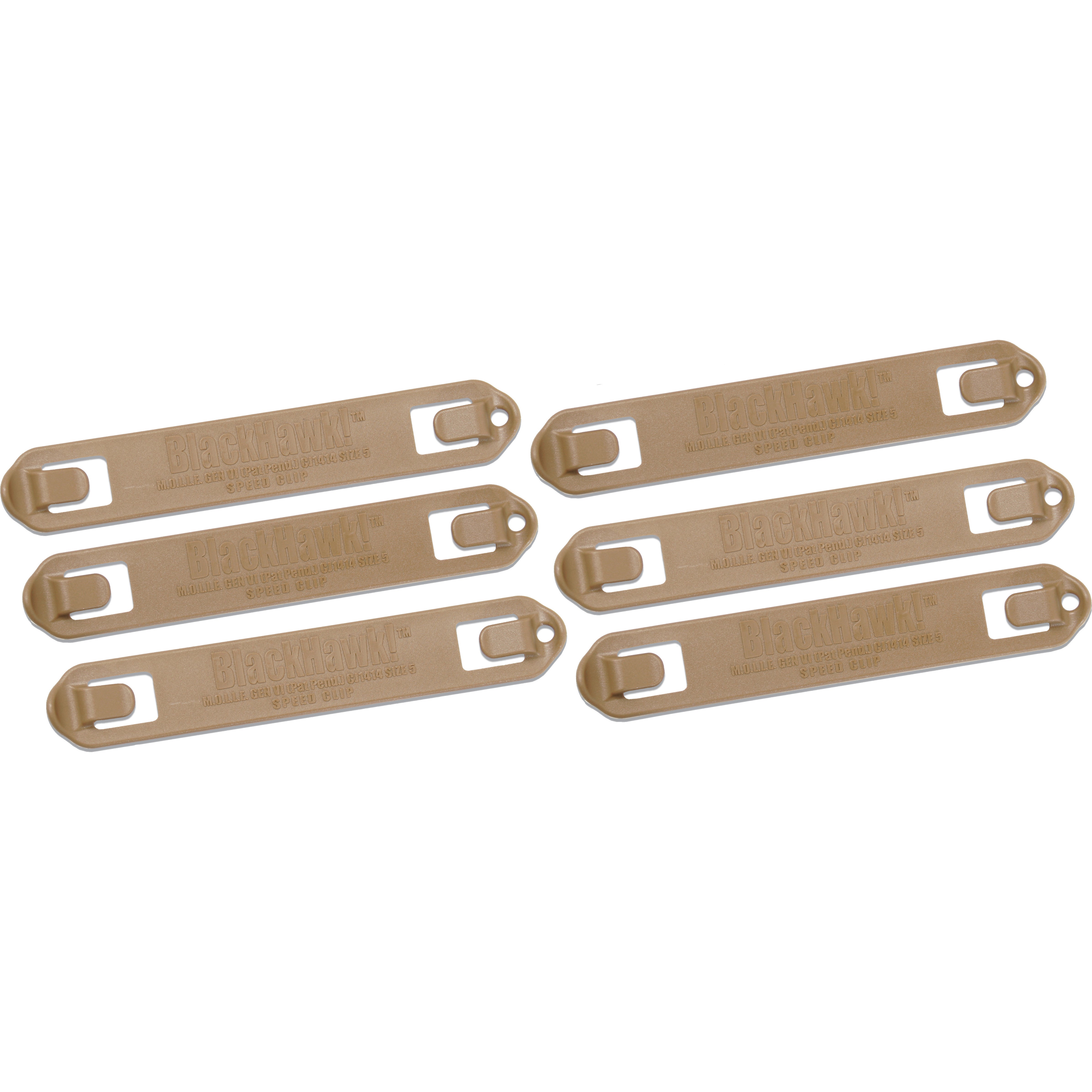 Blackhawk Speed Clips #5, 6er-Pack, Coyote Tan – SKU 38C506CT