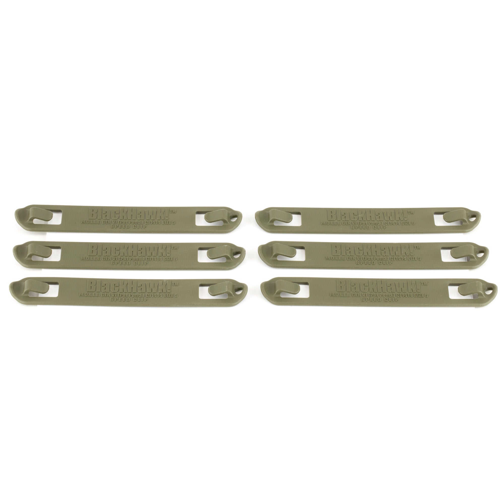 Blackhawk Speed Clips #5, 6er-Pack, Olive Drab – SKU 38C506OD
