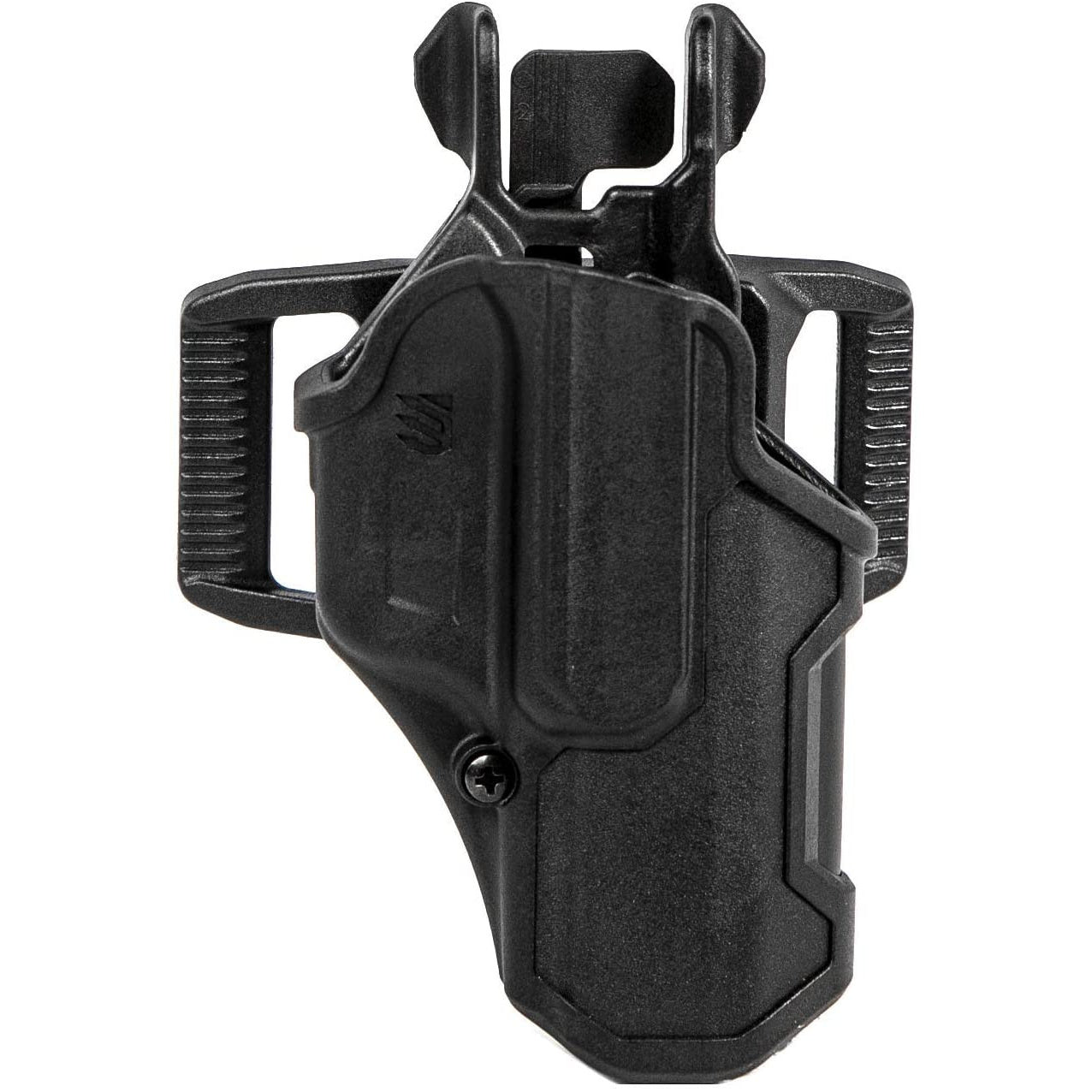 Blackhawk T-Series L2C Light-Bearing Holster 410200BKR, Schwarz, Rechtshand, Vorderansicht