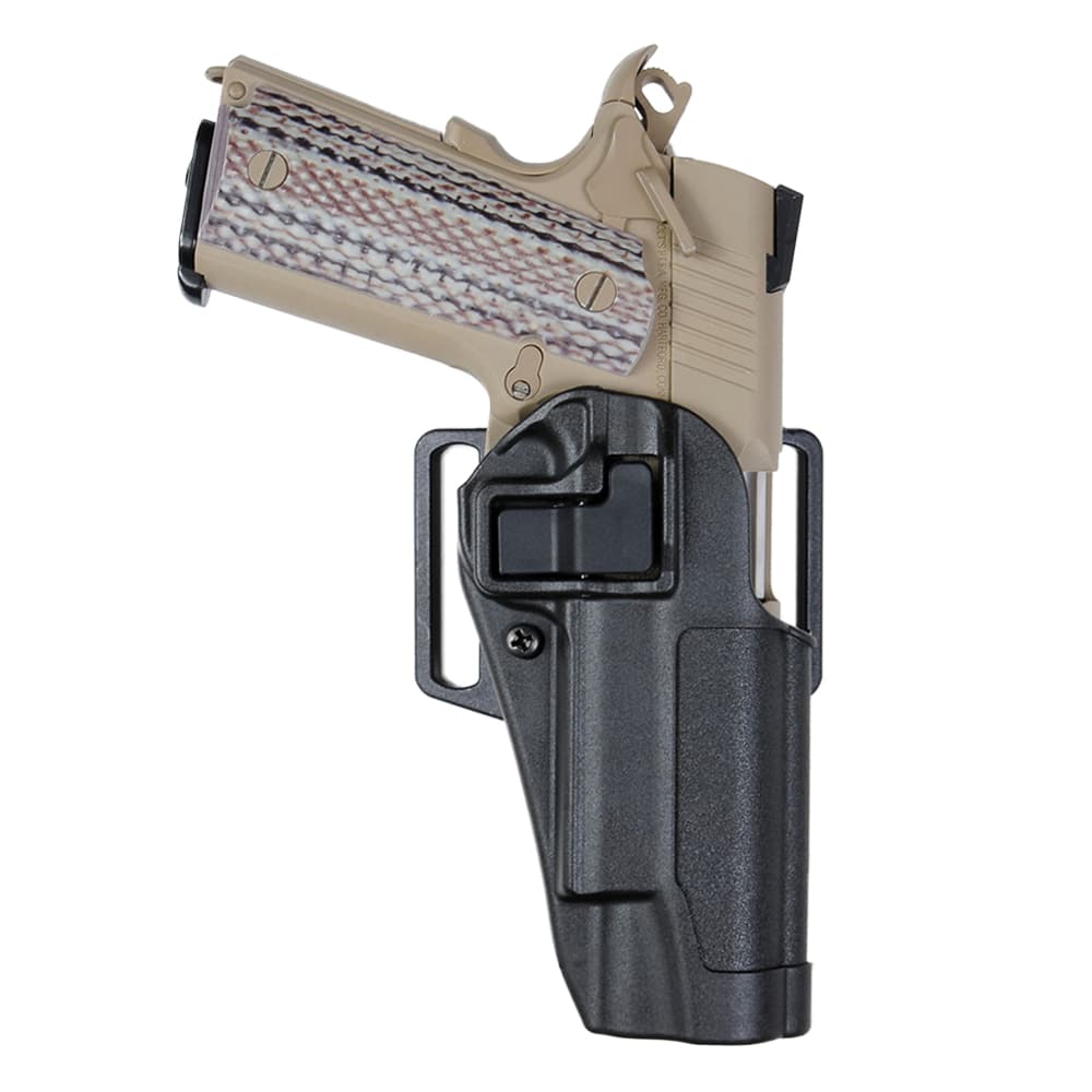 Blackhawk SERPA CQC Holster 410503BK-R für 1911, Schwarz, Rechtshand; Pistole nicht im Lieferumfang