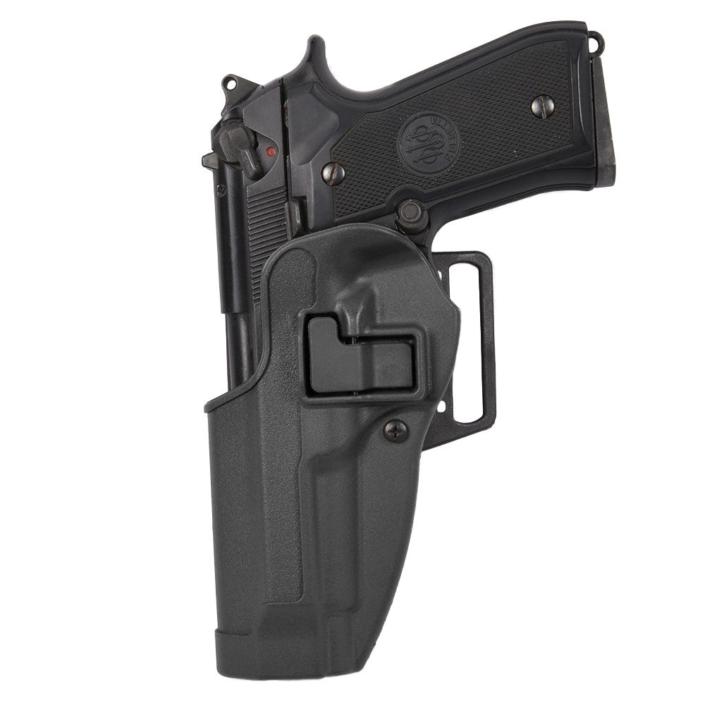 Blackhawk SERPA CQC Holster 410504BK-L für Beretta 92/96, Schwarz, Linkshand; Pistole nicht im Lieferumfang