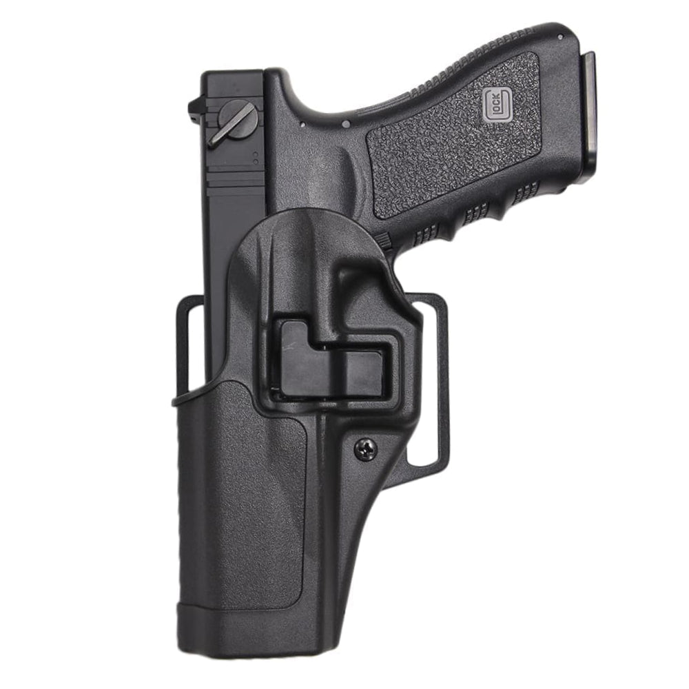 Blackhawk SERPA CQC Holster 410513BK-L für Glock 20/21/37 und S&W M&P .45/Pro 9/40, Schwarz, Linkshand; Pistole nicht im Lieferumfang