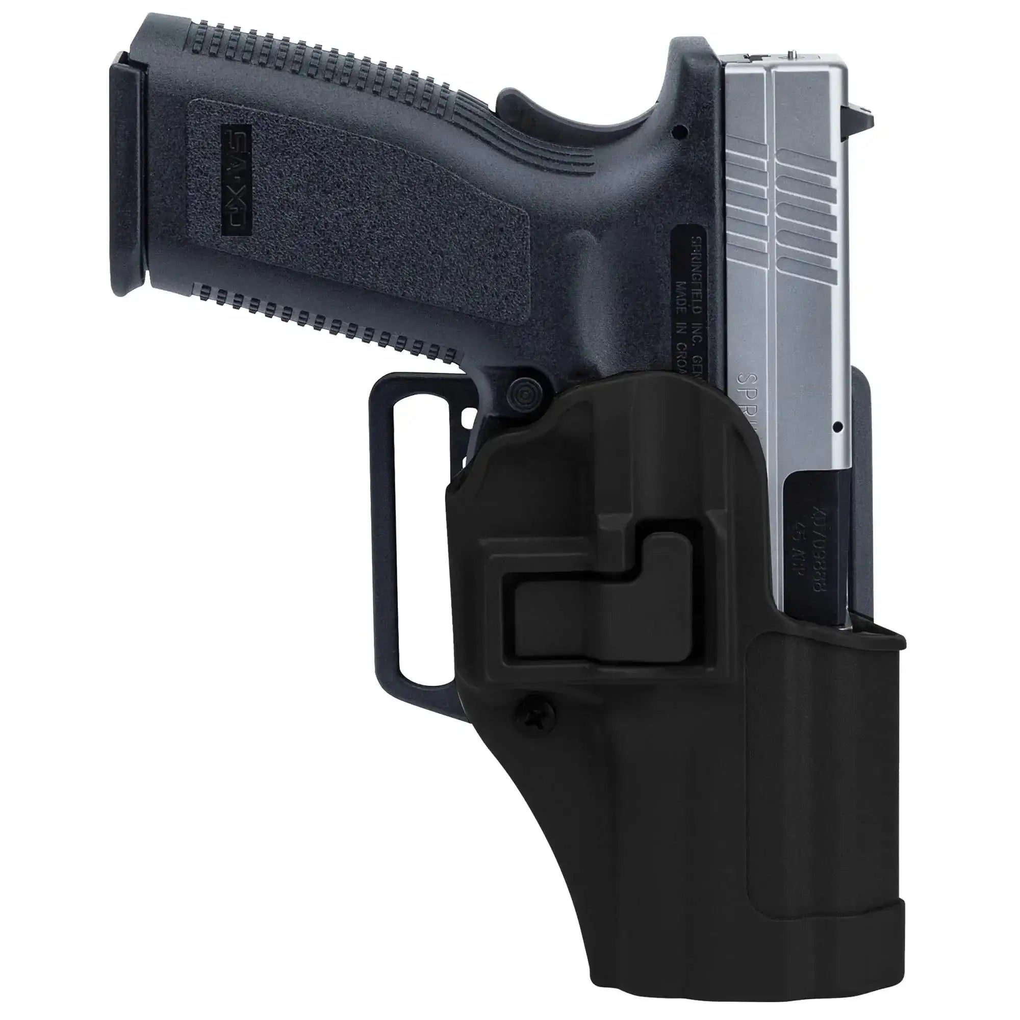 BLACKHAWK SERPA CQC Holster 786475 für H&K SFP9/VP9/VP40, Schwarz, Rechtshand, mit Paddle und Gürtelschlaufe