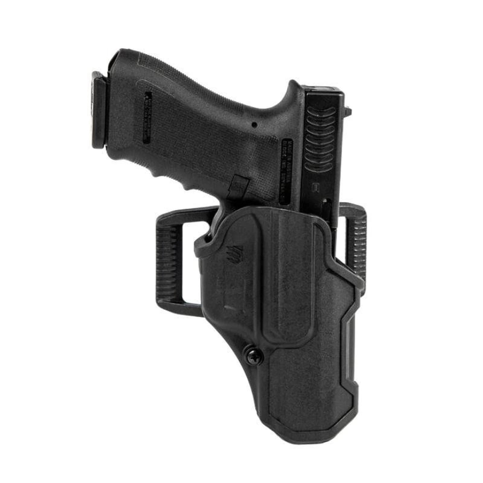 Blackhawk T-Series L2C für S&W M&P Shield 9/.40, Schwarz, Rechtshand; Pistole nicht enthalten