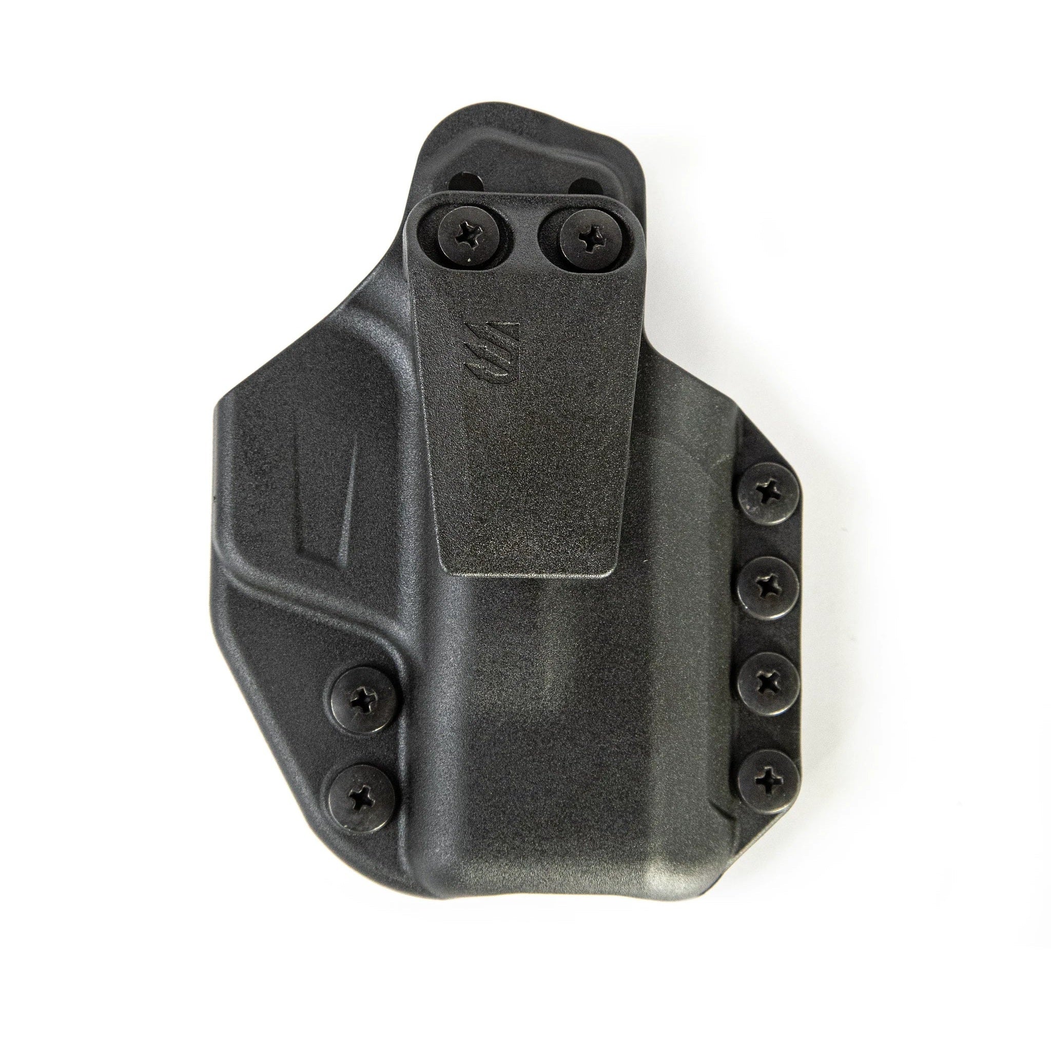 Blackhawk Stache IWB Base Kit, schwarze Herstellerabbildung mit J-förmigem Gürtelclip