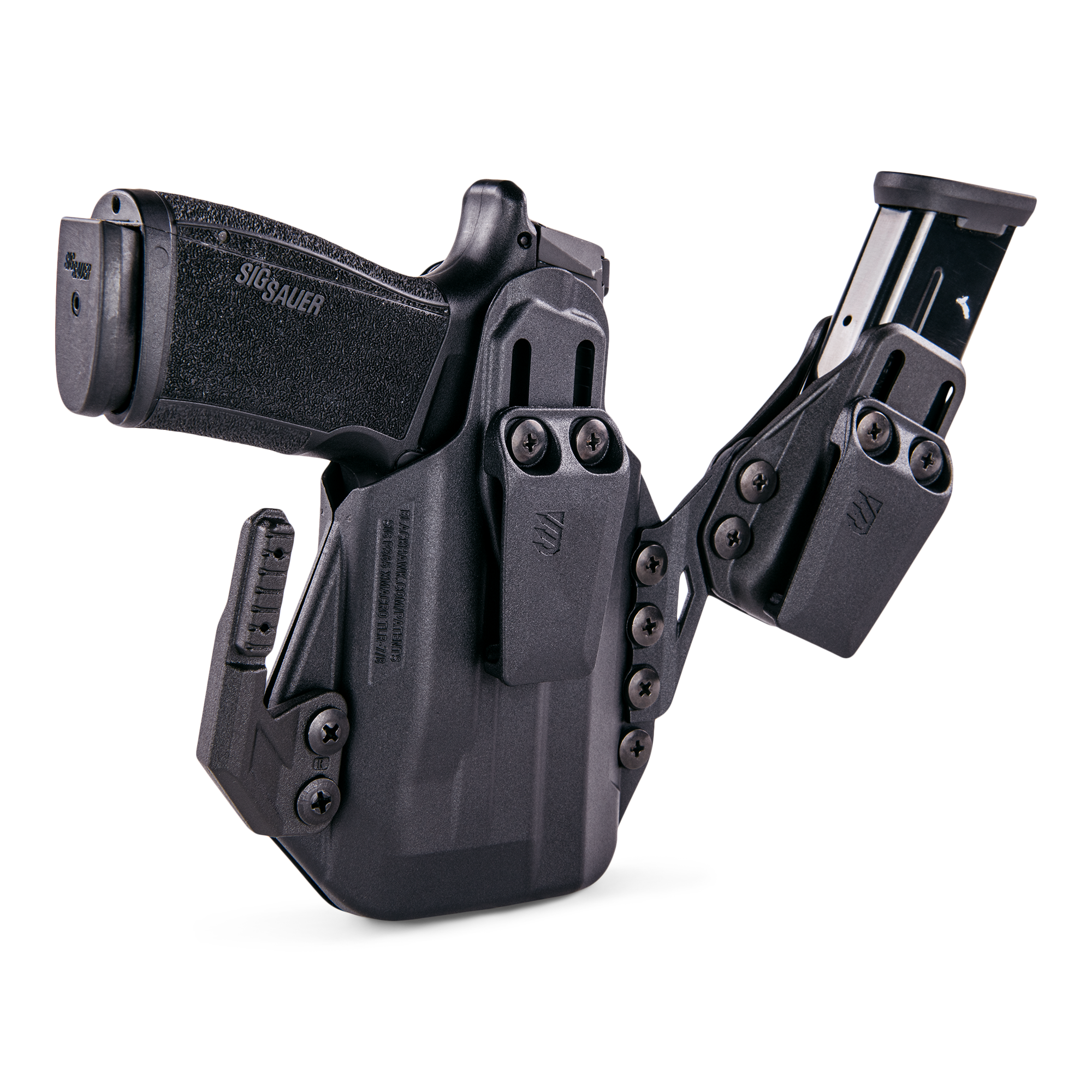 Blackhawk Stache IWB Premium Kit für Glock 17/22 (nicht Gen 5)/31/47 und CZ P-10 F, schwarz – 416100BK
