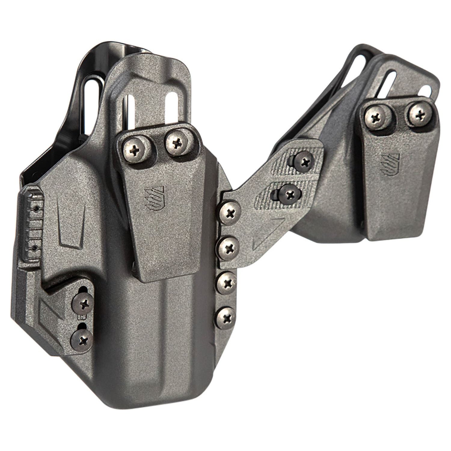 Blackhawk Stache IWB Premium Kit 416131BK für Walther PDP 4 Zoll in Schwarz, Holster mit Magazinhalter
