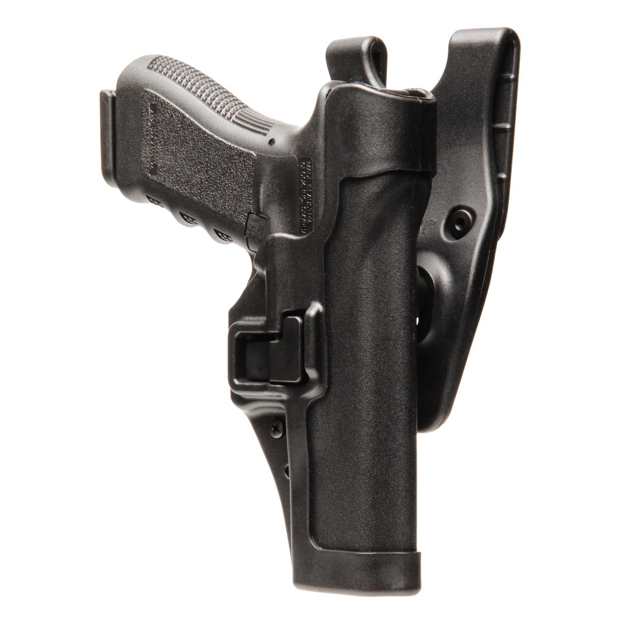 Blackhawk SERPA Level 2 Duty für Glock, Schwarz, Rechtshand mit Jacket-Slot-Gürtelschlaufe; Pistole nicht enthalten