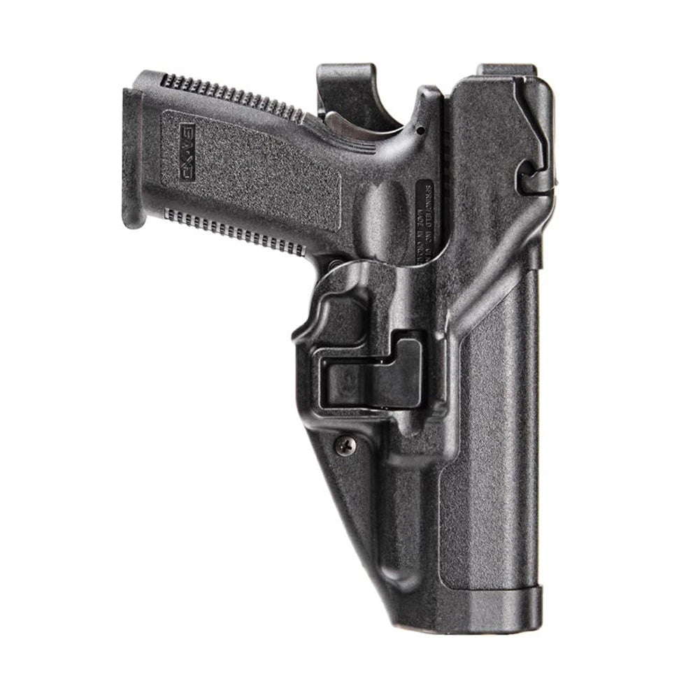 Blackhawk SERPA Level 3 Duty Holster 44H104BK-R für Beretta 92, 96, M9 und M9A1, schwarz, Rechtshand